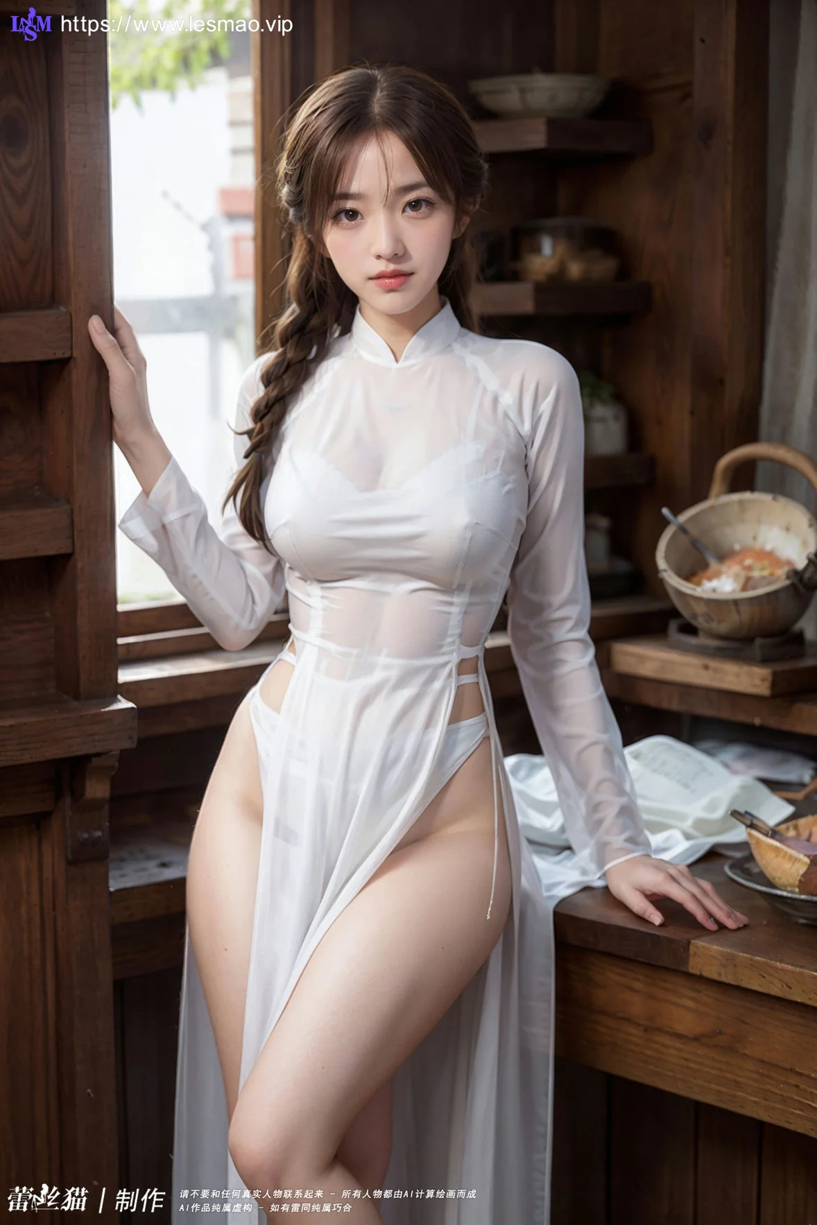 AIG  No.064 越南传统服饰美女小馆 - 1
