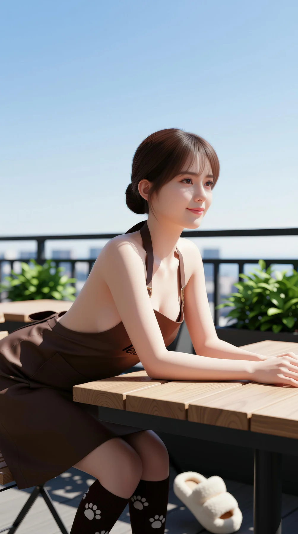 AIG  No.121 奶盖布丁luna 咖啡店爆乳美女店员 - 8