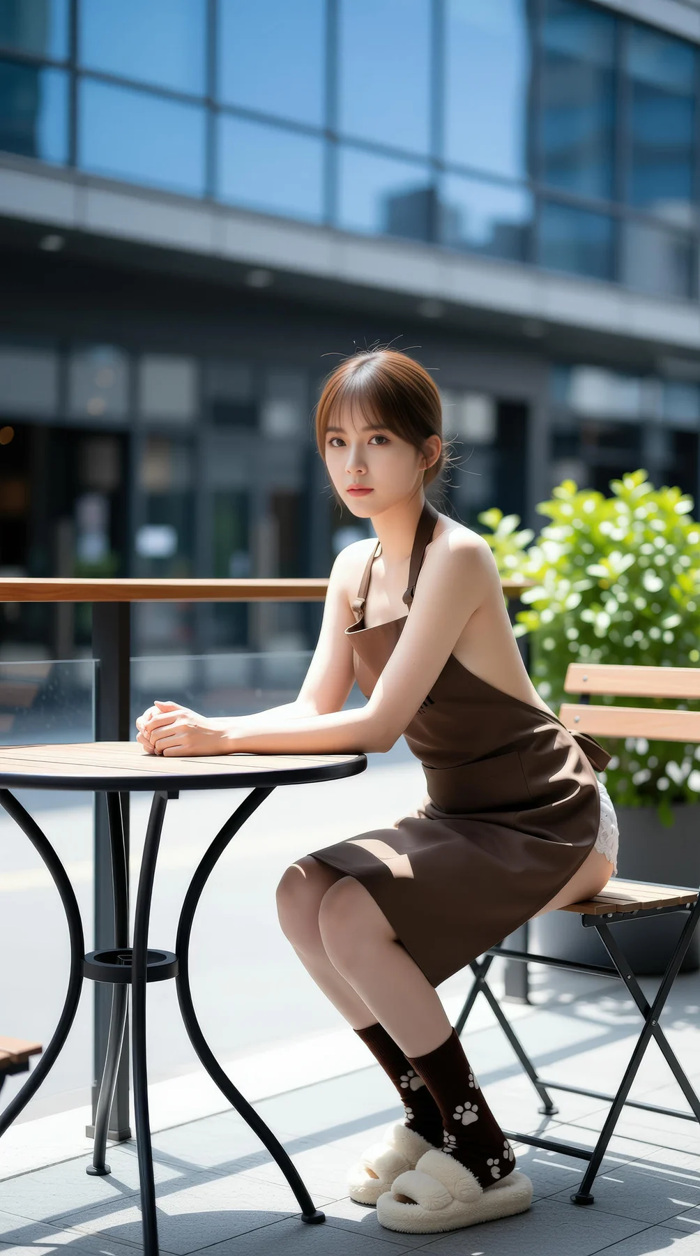 AIG  No.121 奶盖布丁luna 咖啡店爆乳美女店员 - 1