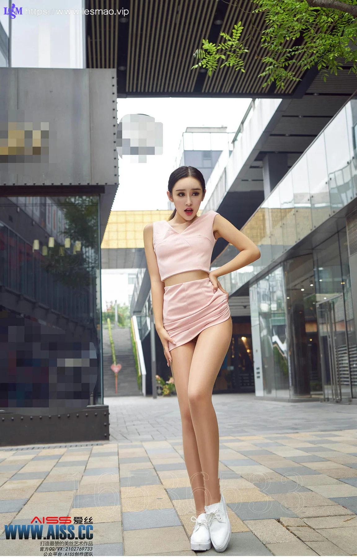 AISS 爱丝 No.109 Modo 性感欣杨街角美人 - 4