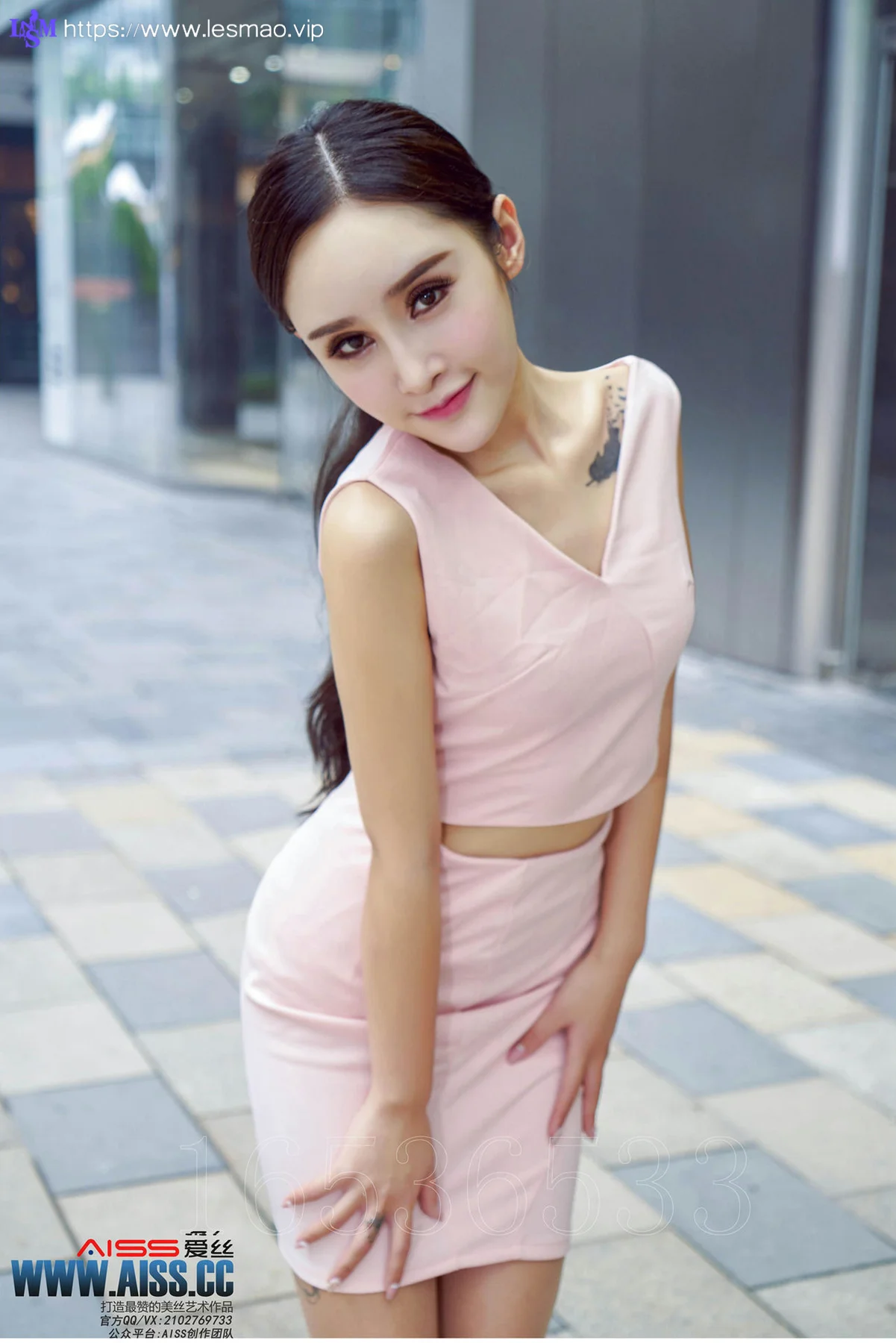 AISS 爱丝 No.109 Modo 性感欣杨街角美人 - 3