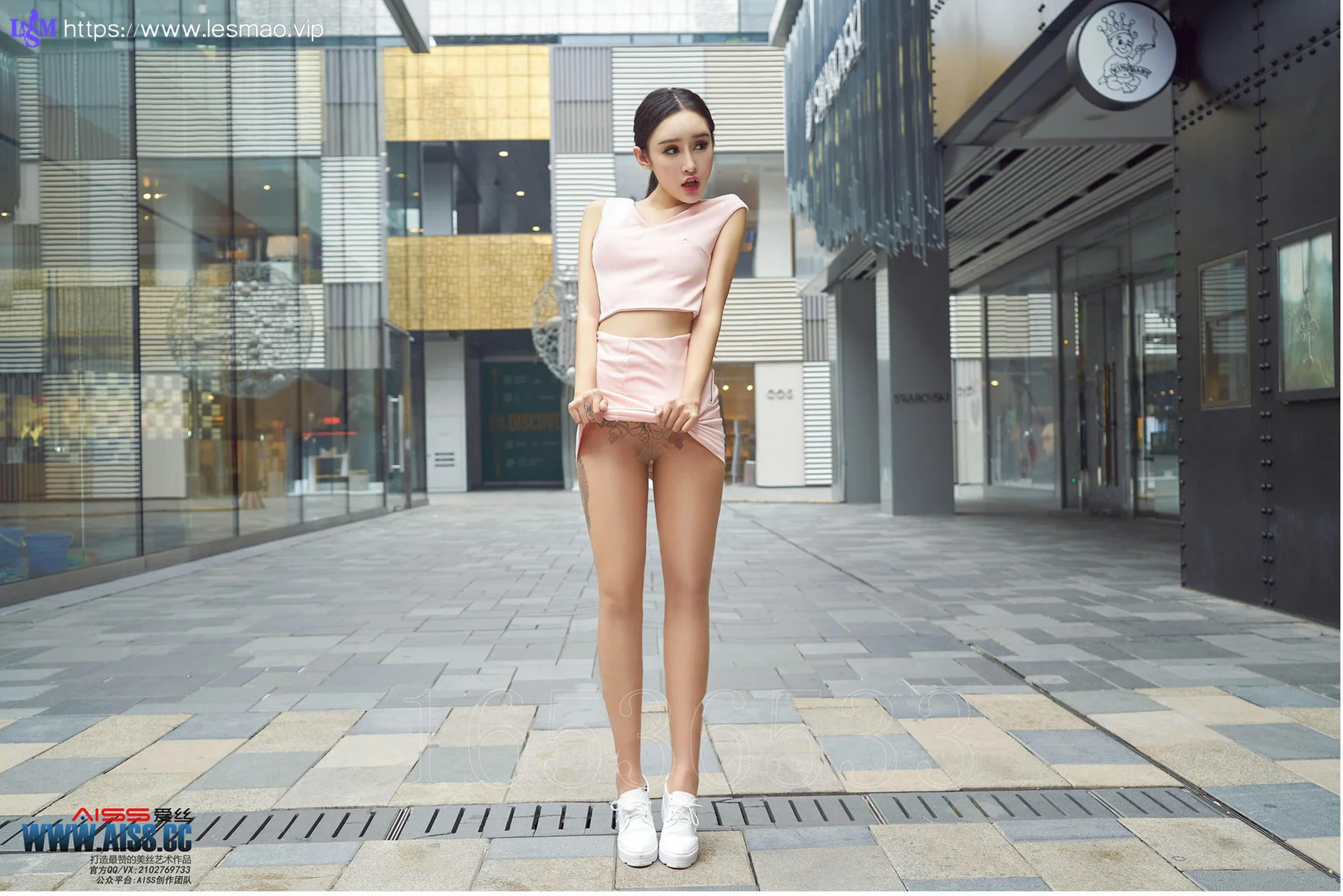AISS 爱丝 No.109 Modo 性感欣杨街角美人 - 4