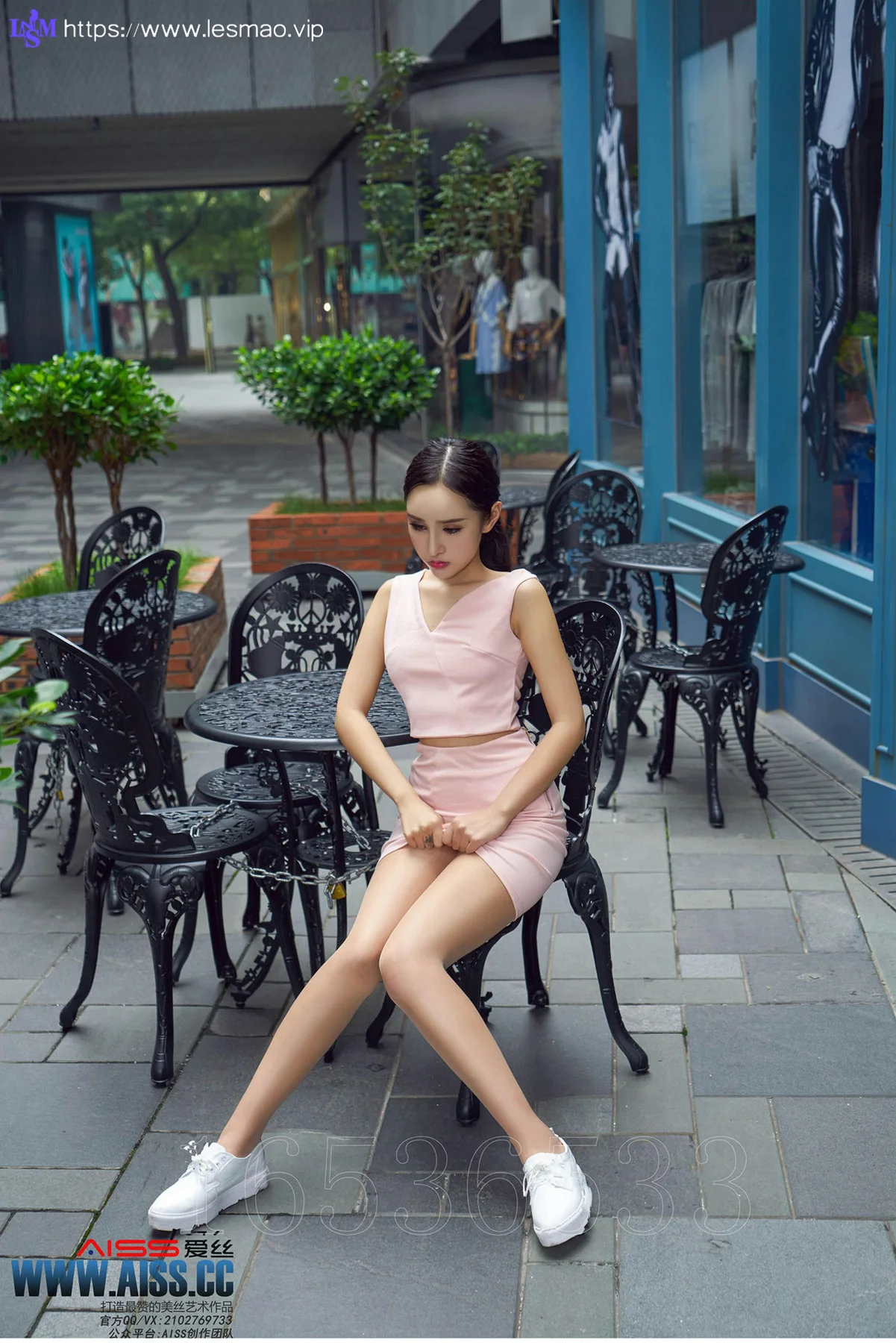 AISS 爱丝 No.109 Modo 性感欣杨街角美人 - 1