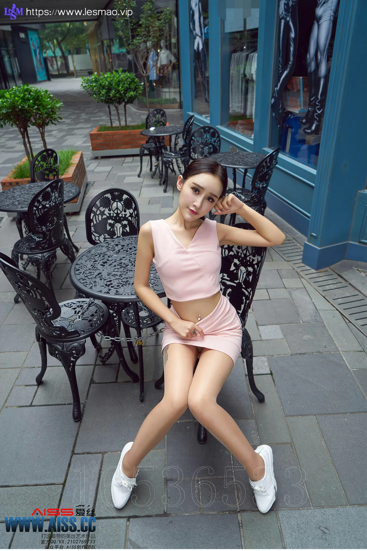 AISS 爱丝 No.109 Modo 性感欣杨街角美人 - 3