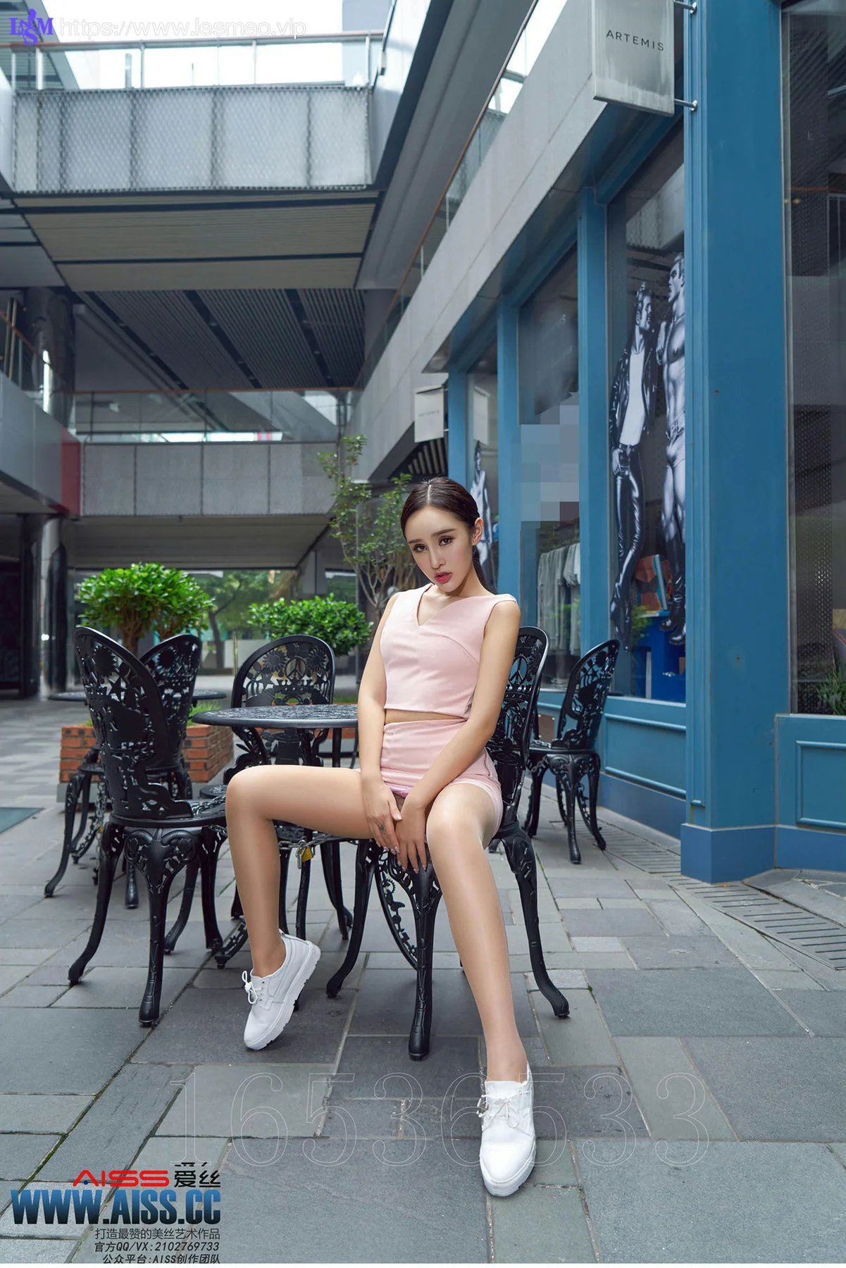 AISS 爱丝 No.109 Modo 性感欣杨街角美人 - 1