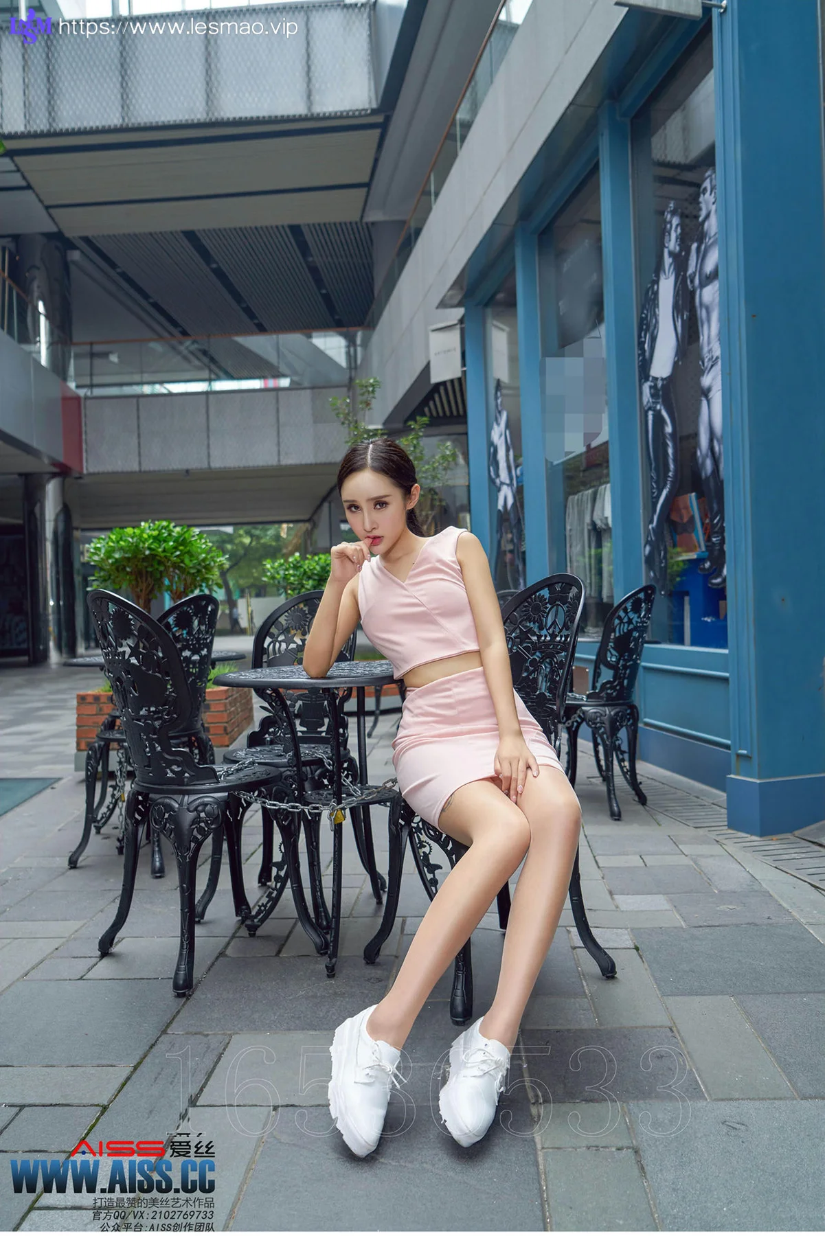 AISS 爱丝 No.109 Modo 性感欣杨街角美人 - 3