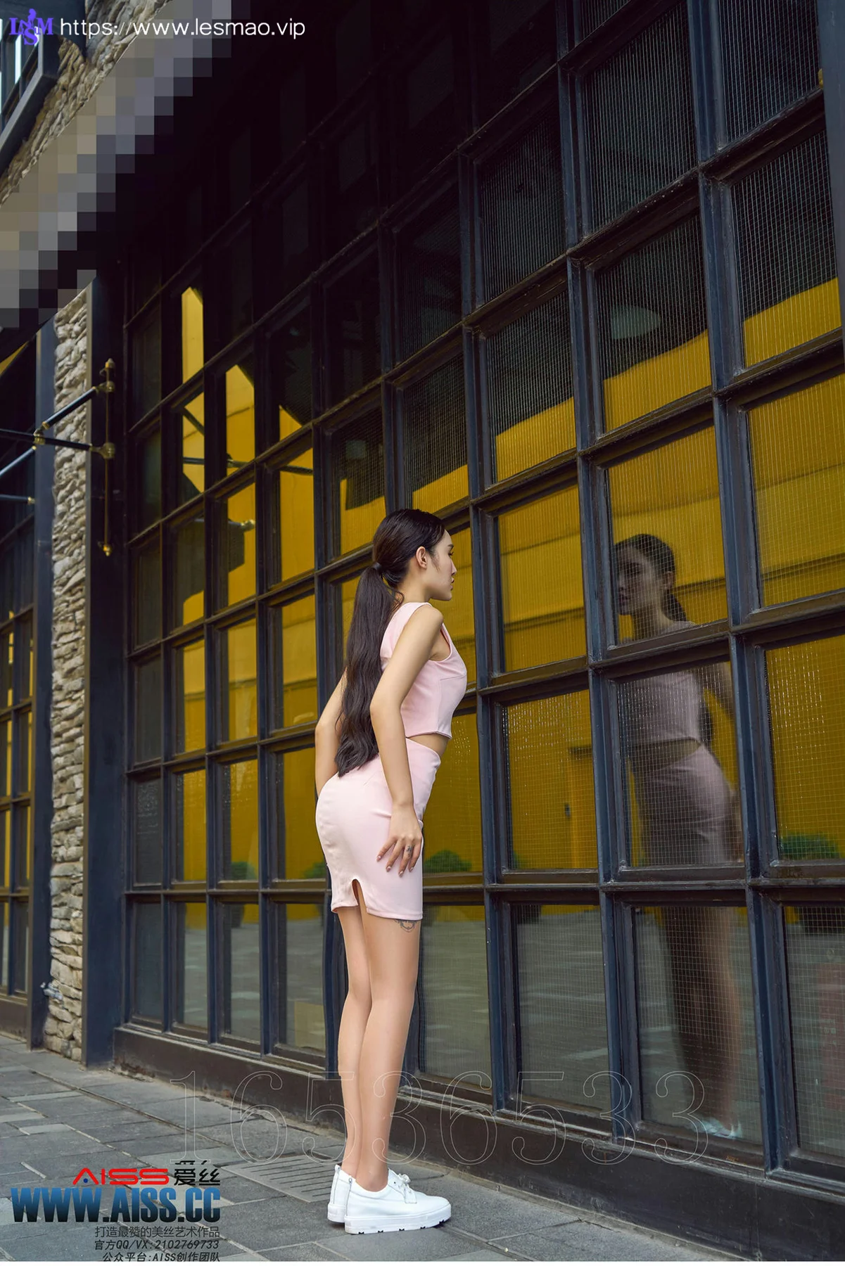AISS 爱丝 No.109 Modo 性感欣杨街角美人 - 3