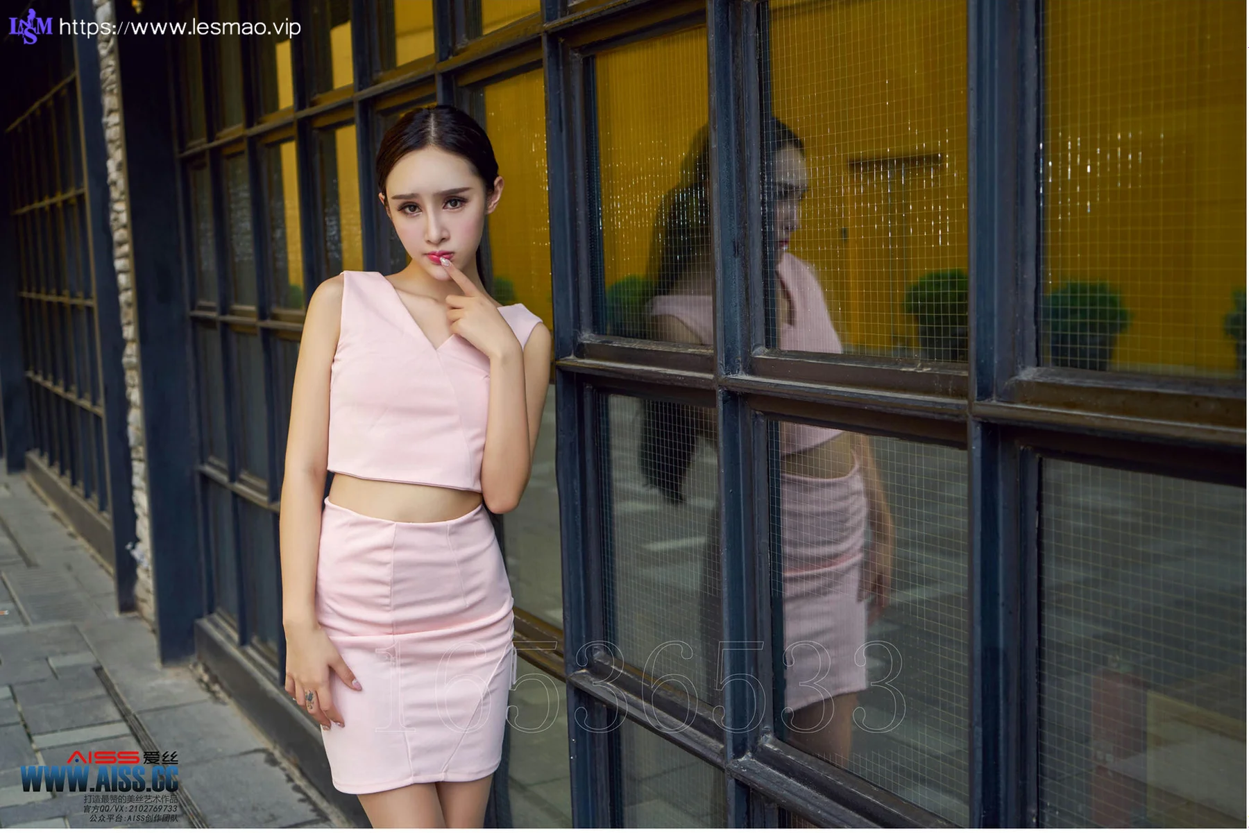 AISS 爱丝 No.109 Modo 性感欣杨街角美人 - 4