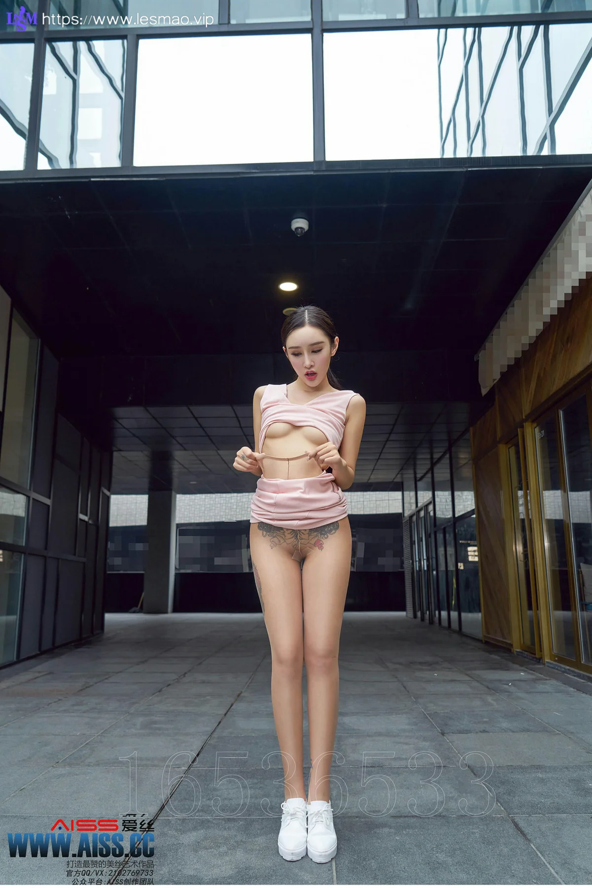 AISS 爱丝 No.109 Modo 性感欣杨街角美人 - 3