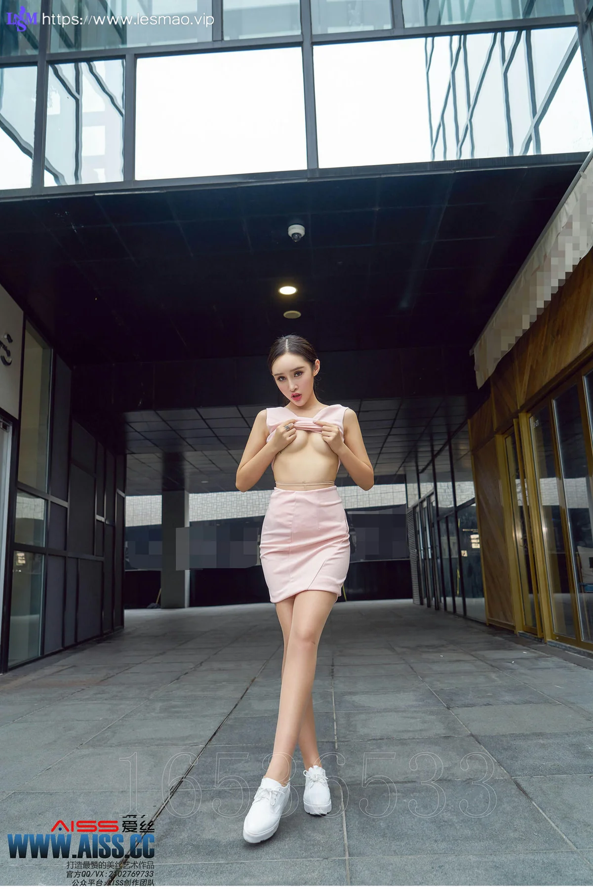 AISS 爱丝 No.109 Modo 性感欣杨街角美人 - 4