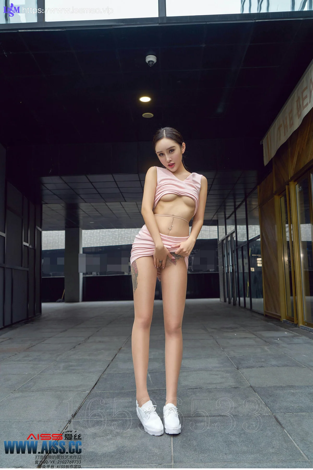 AISS 爱丝 No.109 Modo 性感欣杨街角美人 - 3