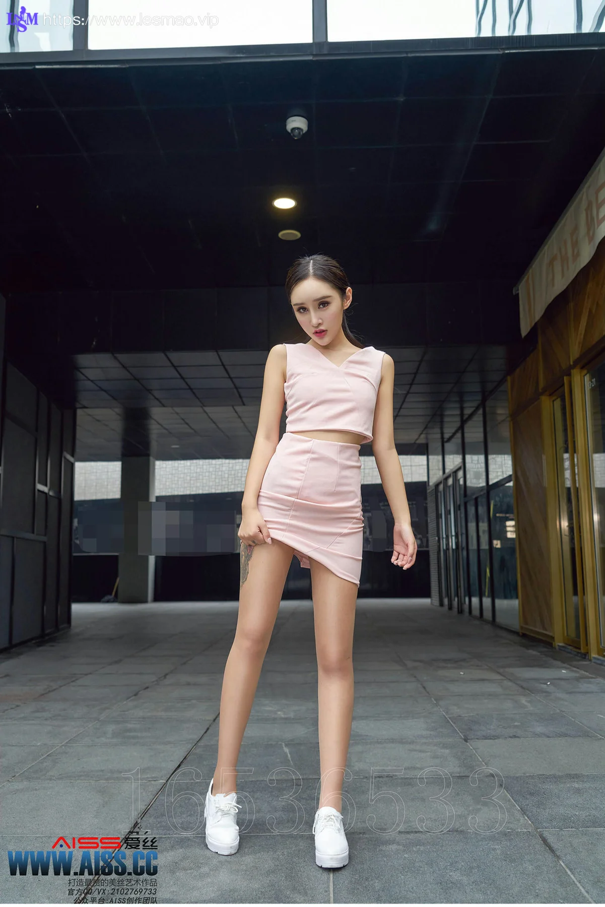 AISS 爱丝 No.109 Modo 性感欣杨街角美人 - 3