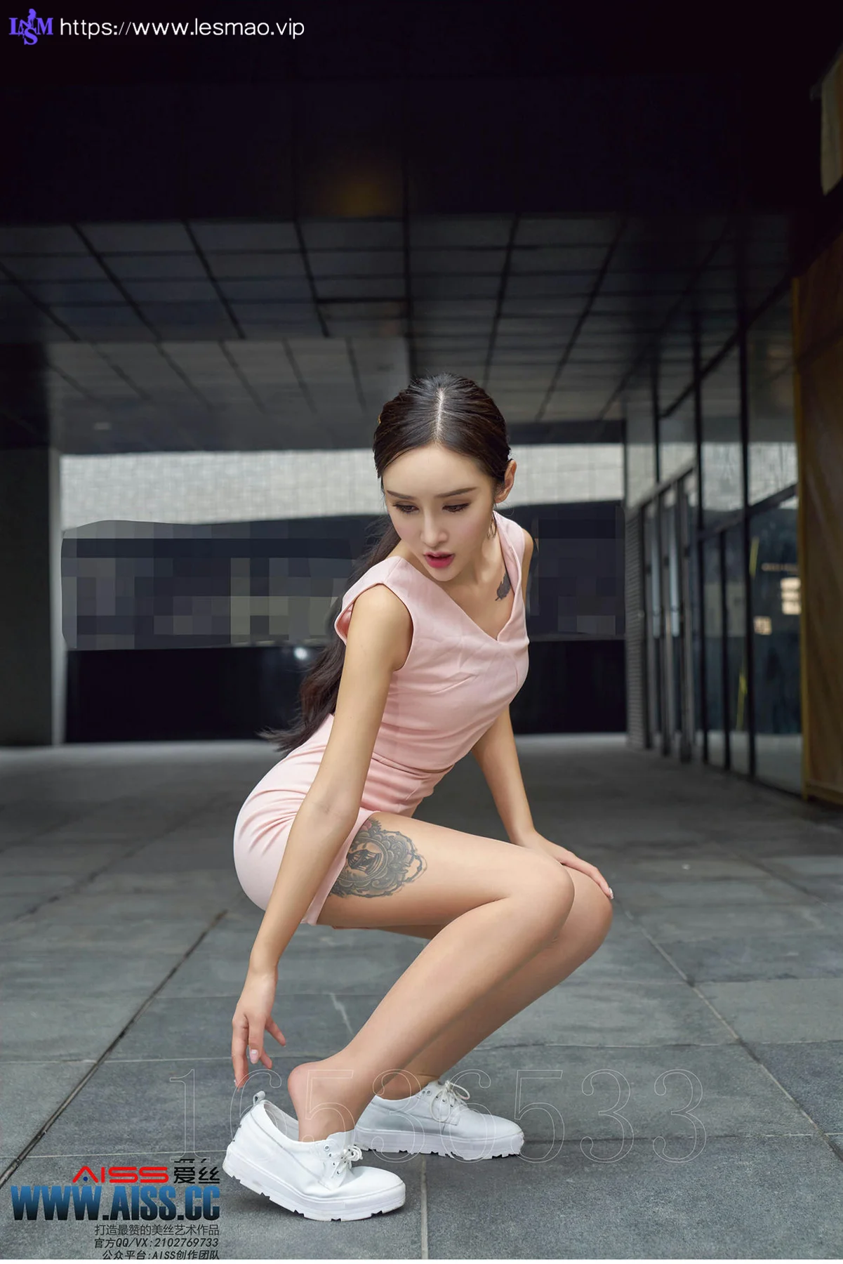 AISS 爱丝 No.109 Modo 性感欣杨街角美人 - 4