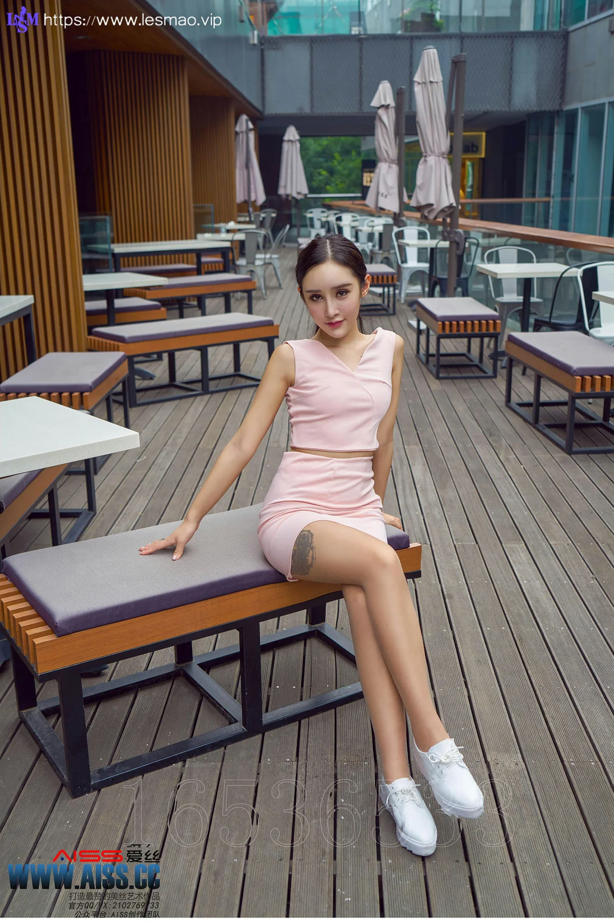 AISS 爱丝 No.109 Modo 性感欣杨街角美人 - 4