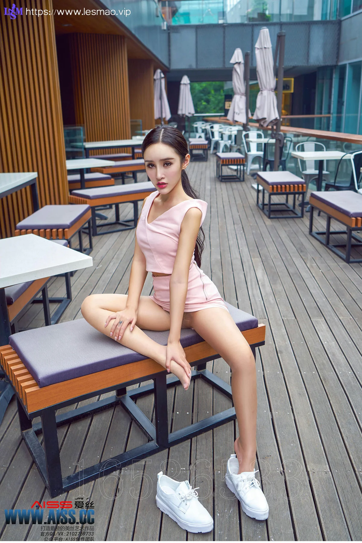 AISS 爱丝 No.109 Modo 性感欣杨街角美人 - 3