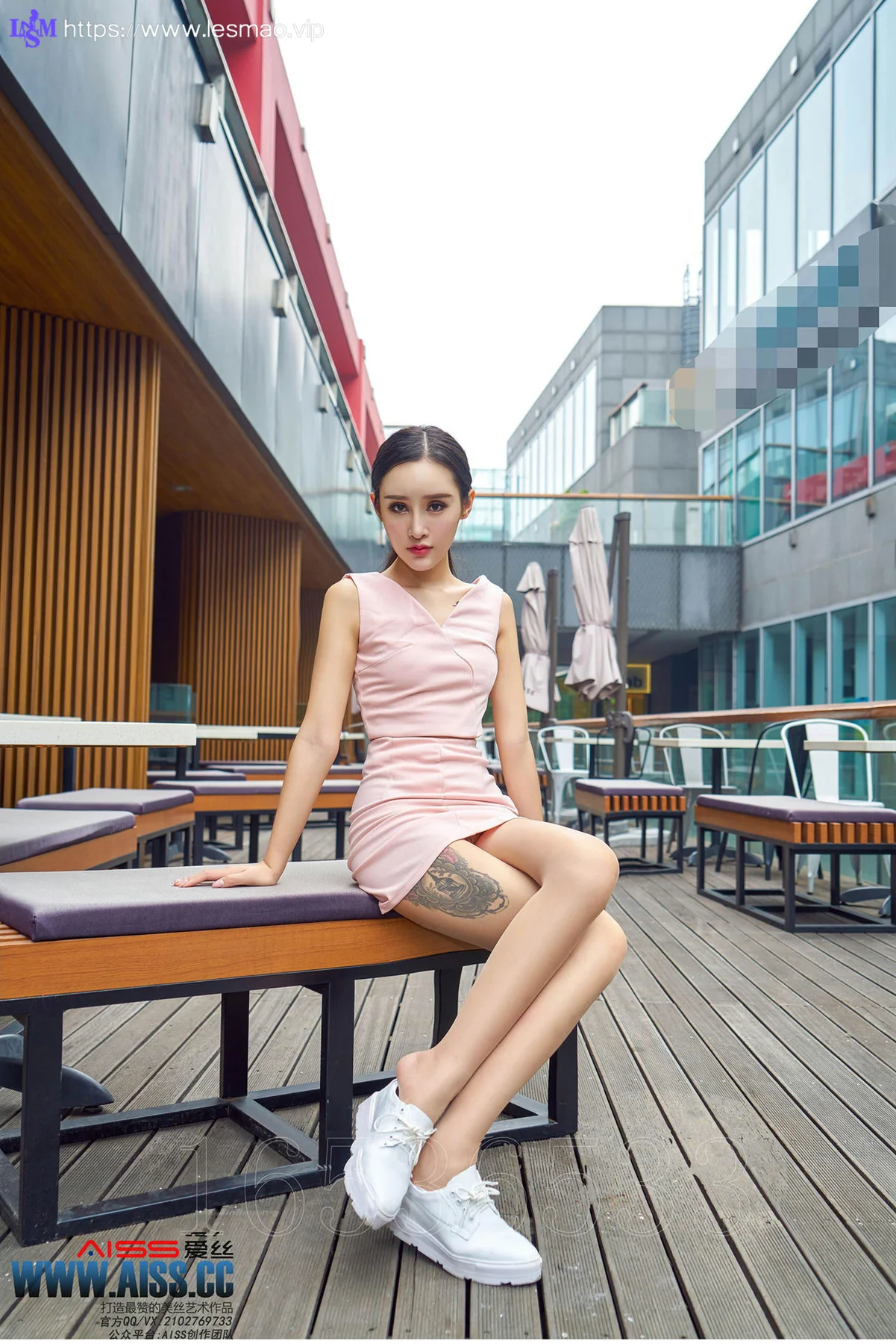 AISS 爱丝 No.109 Modo 性感欣杨街角美人 - 1
