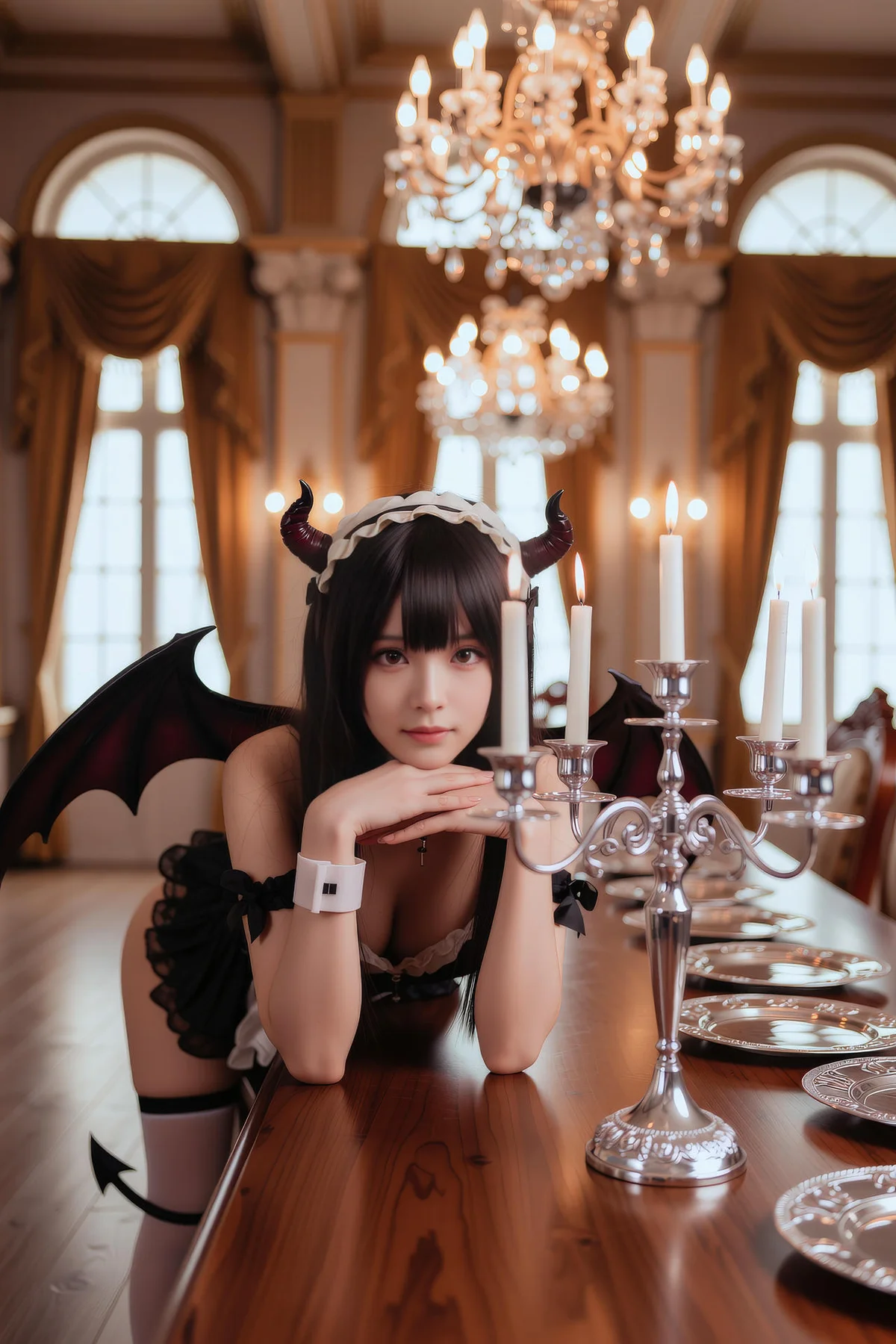 AURA  No.001 少女萝莉之恶魔女仆 魅魔女仆 - 10