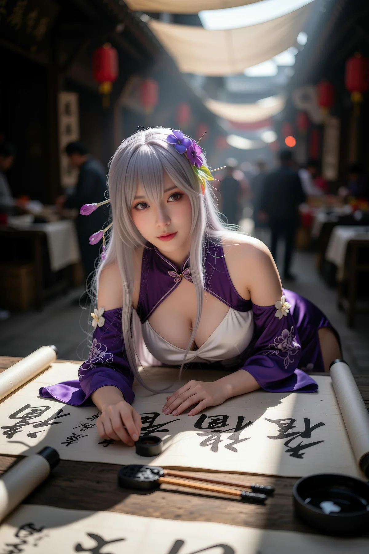 AURA  No.005 古风集市cos少女 - 8