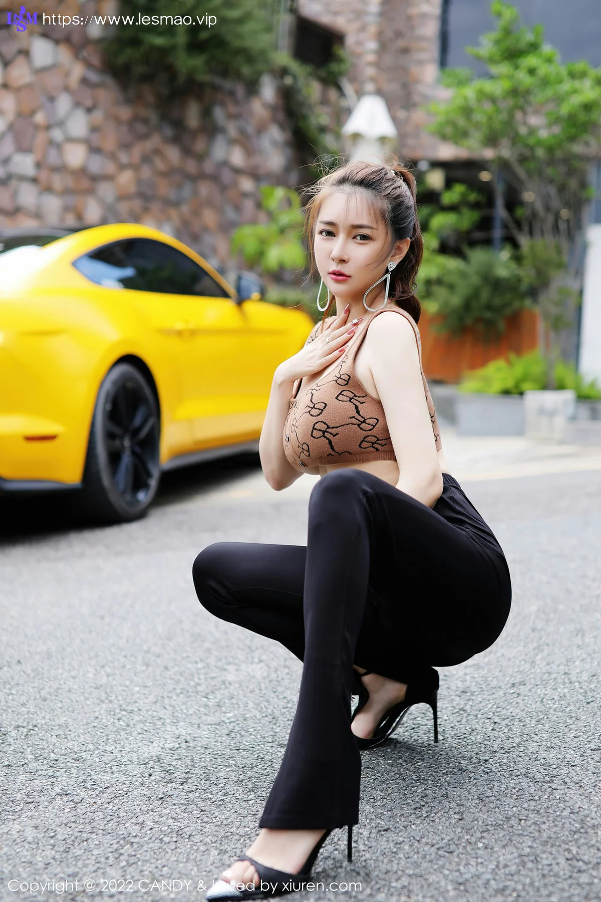 CANDY 糖果画报 Vol.085 汽车女郎 凯竹姐姐 性感写真 - 4