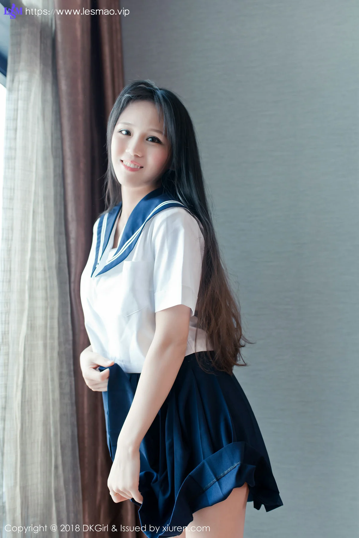 DKGirl DK御女郎 Vol.063 丰满大乳妹校服诱惑李可可 - 1