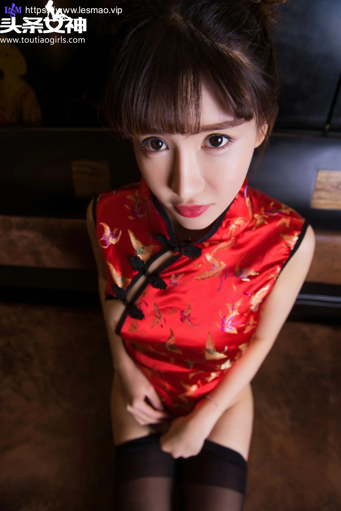 Goddes 头条女神 No.171 Modo 郭美美春丽俏皮韵味旗袍 - 7