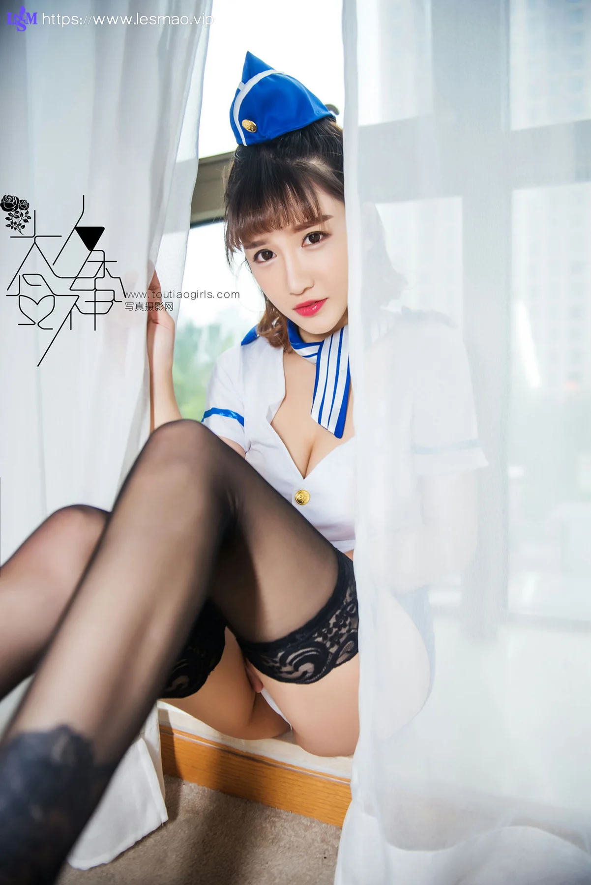 Goddes 头条女神 No.175 Modo 郭美美空姐制服 - 2