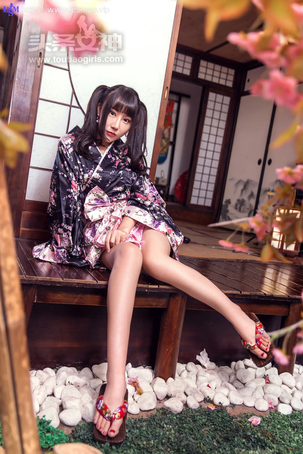 Goddes 头条女神 No.417 Modo 笑笑和服 马尾少女 - 9