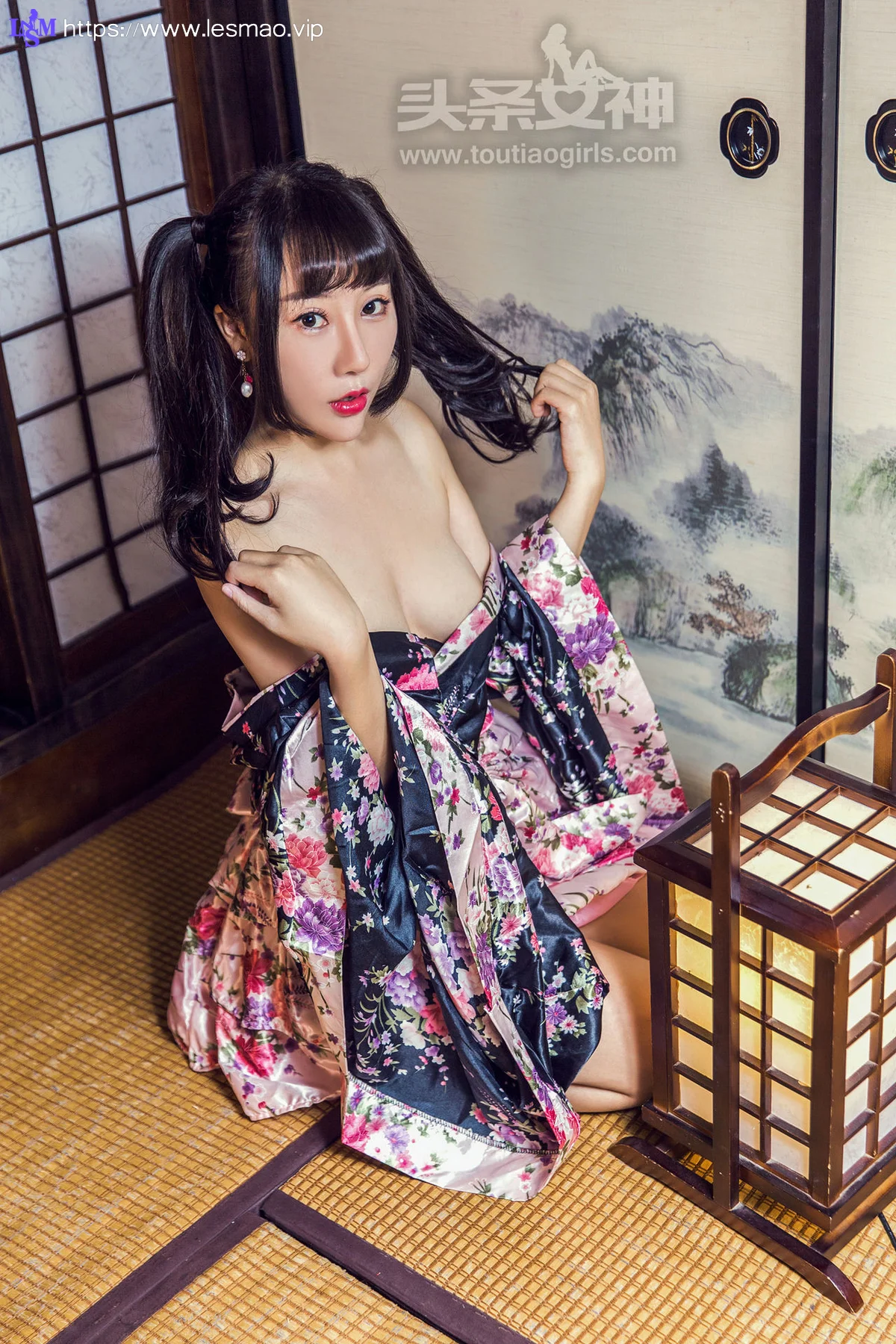 Goddes 头条女神 No.417 Modo 笑笑和服 马尾少女 - 8