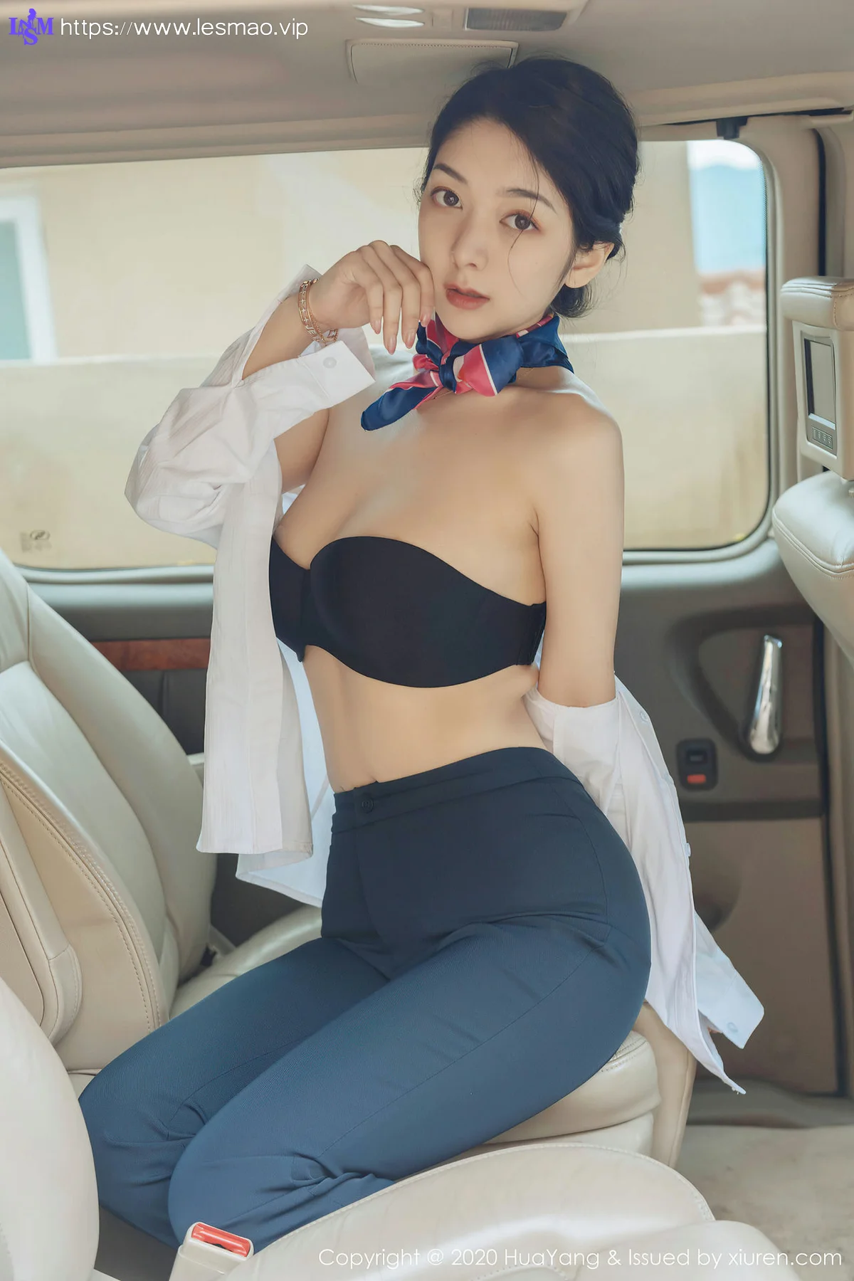 HuaYang 花漾show Vol.248 小热巴 车模空姐制服 - 6