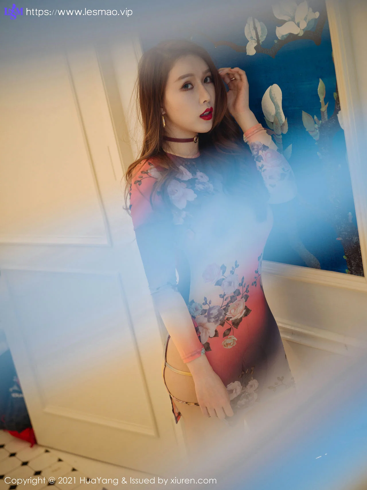 HuaYang 花漾show Vol.370 绚丽紧身裙 Egg-尤妮丝Egg 厦门旅拍 - 1