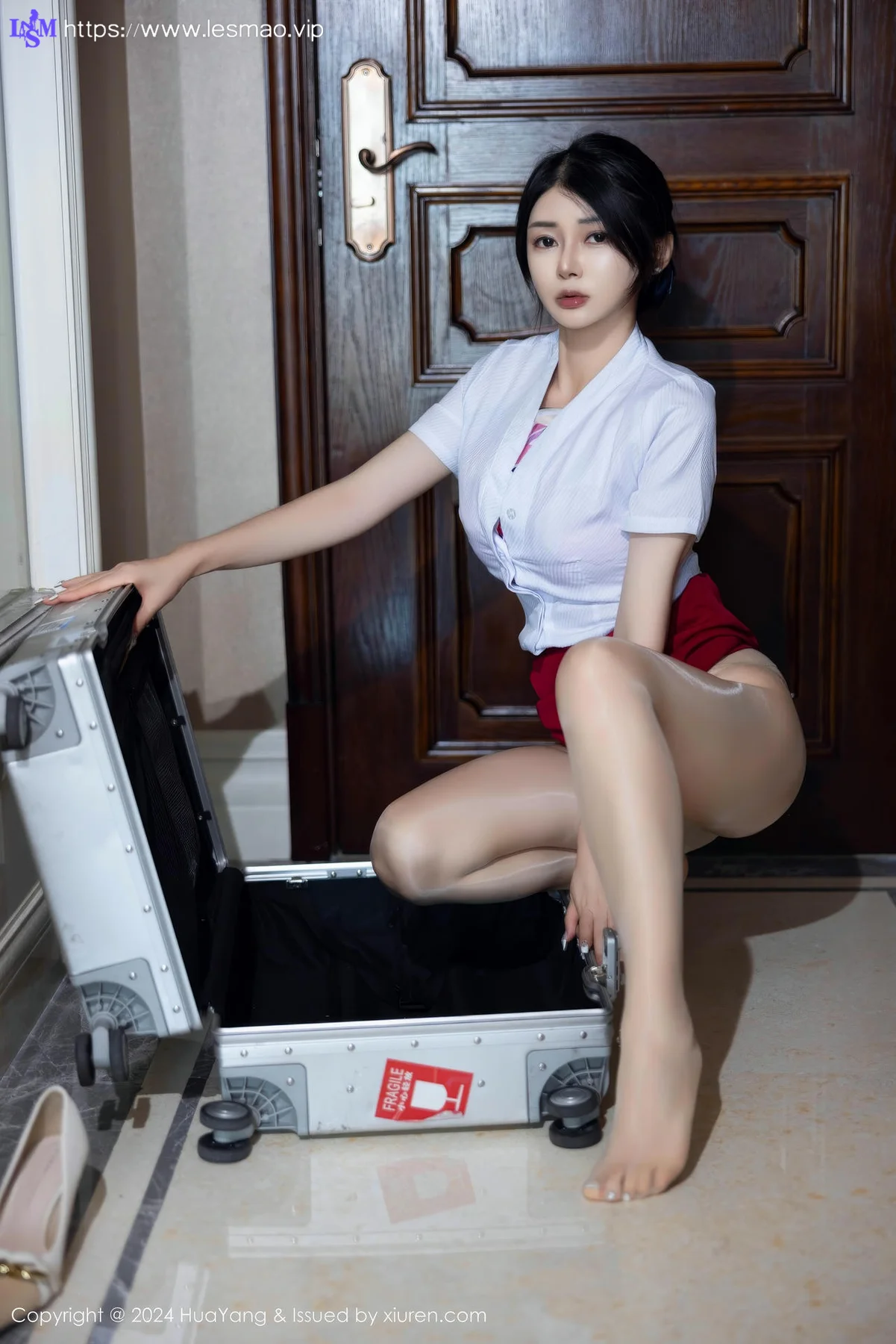 HuaYang 花漾show Vol.605 凯竹Quinn 性感空姐制服性感写真2 - 1