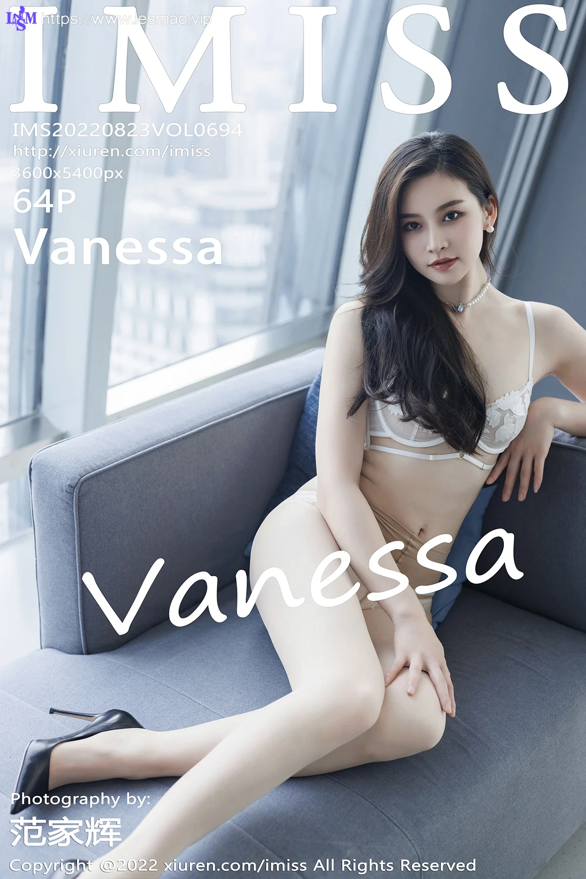 IMiss 爱蜜社 Vol.694 气质美女 Vanessa 性感写真 - 1
