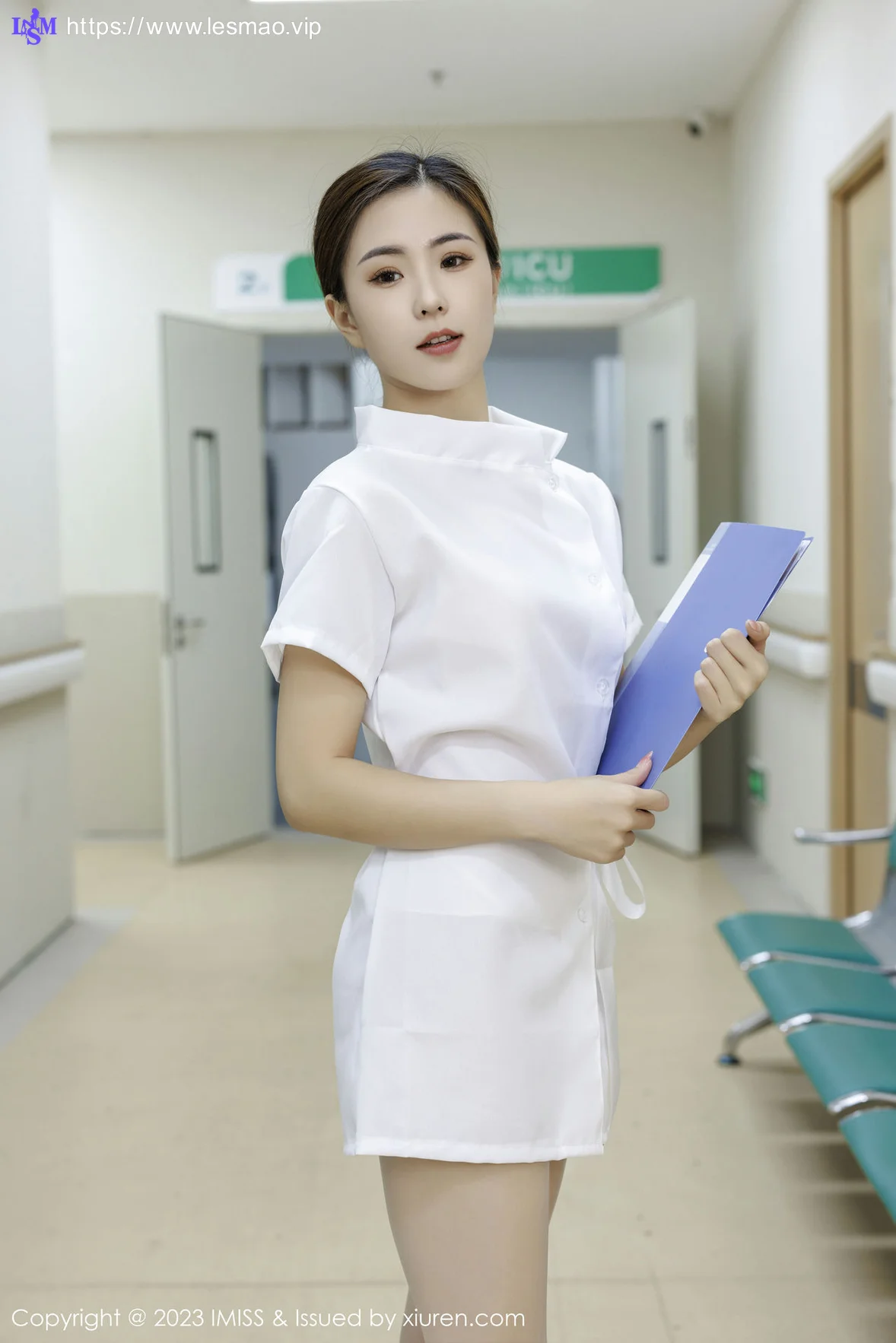 IMiss 爱蜜社 Vol.726 杨紫嫣candy 白色护士服性感写真1 - 5