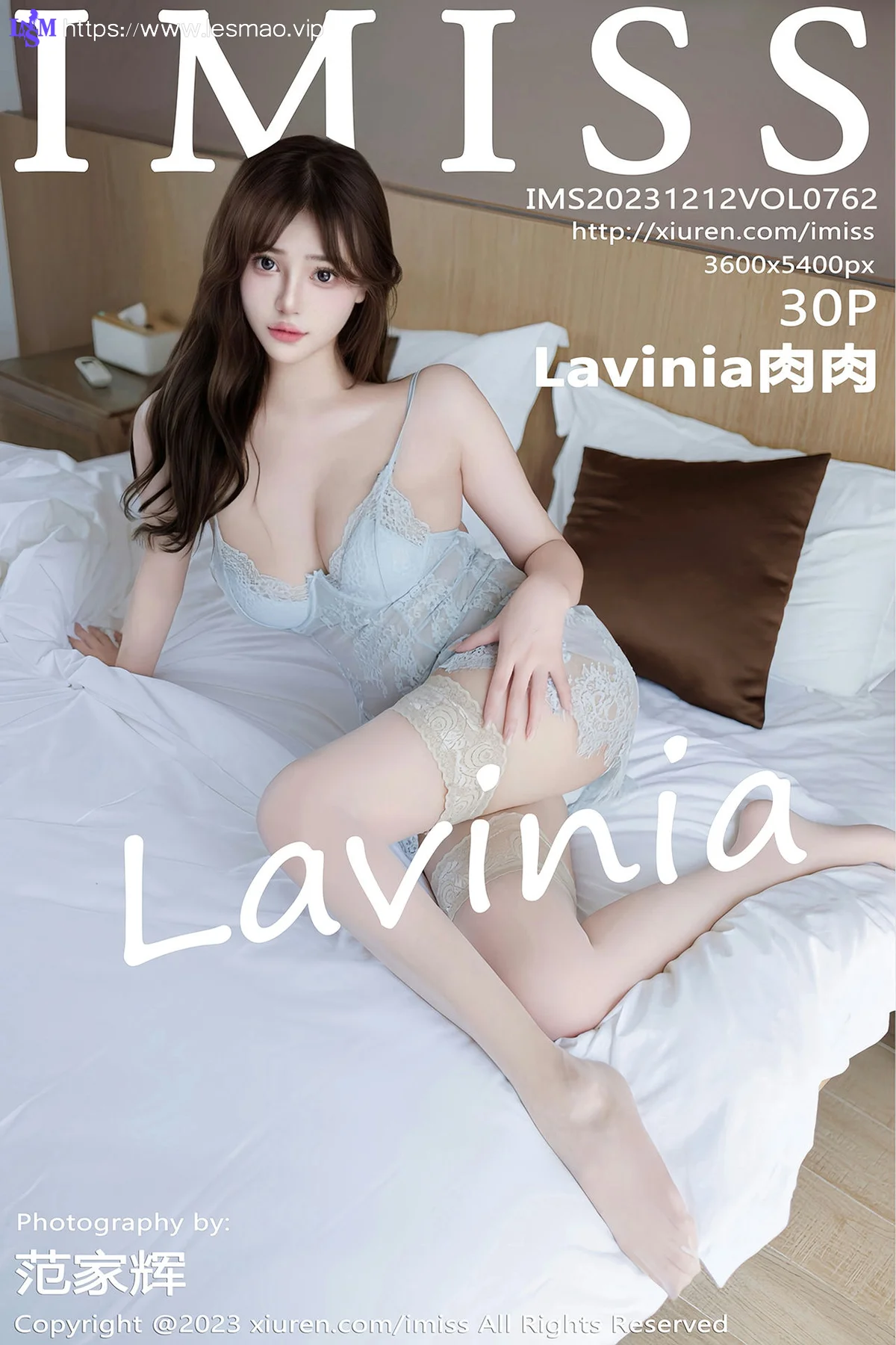 IMiss 爱蜜社 Vol.762 Lavinia肉肉 情趣睡裙性感写真 - 1