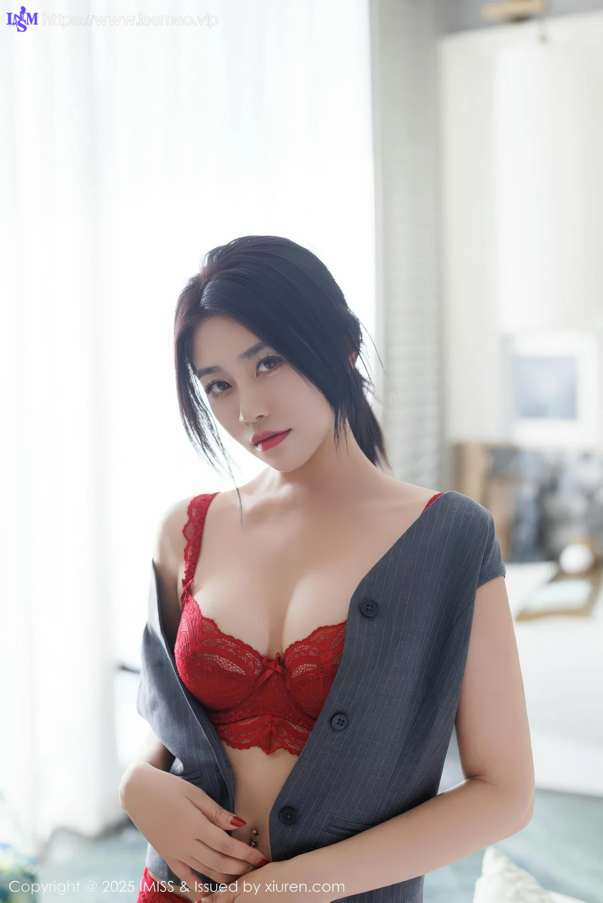 IMiss 爱蜜社 Vol.787 许诺Sabrina 黑丝美腿玉足 - 6