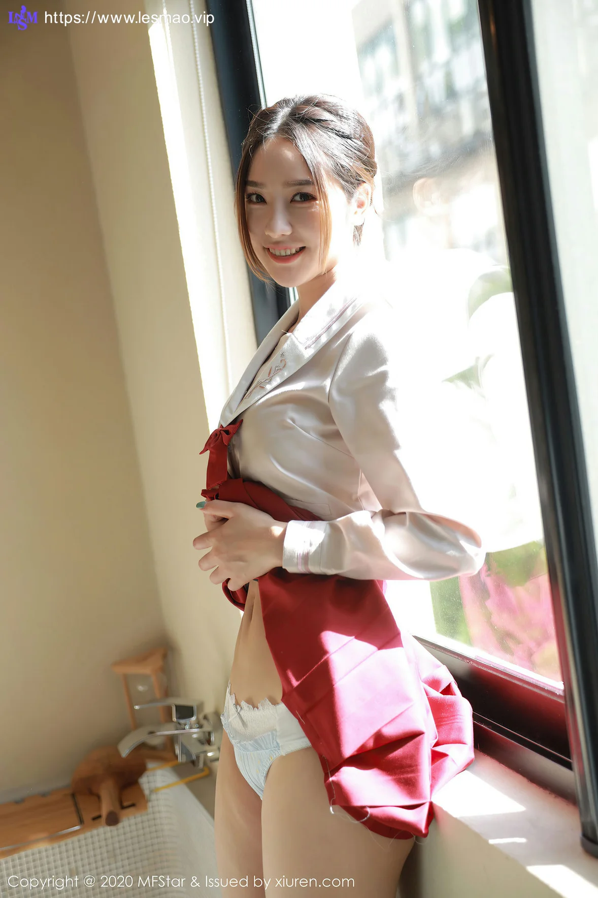 MFStar 模范学院 Vol.340  方子萱 青春jk制服清纯学妹 - 9