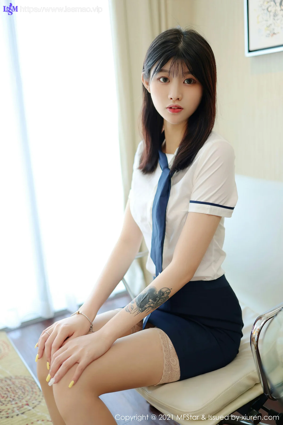 MFStar 模范学院 Vol.516 学生装系列新人模特 77qiqi 首套写真33 - 6