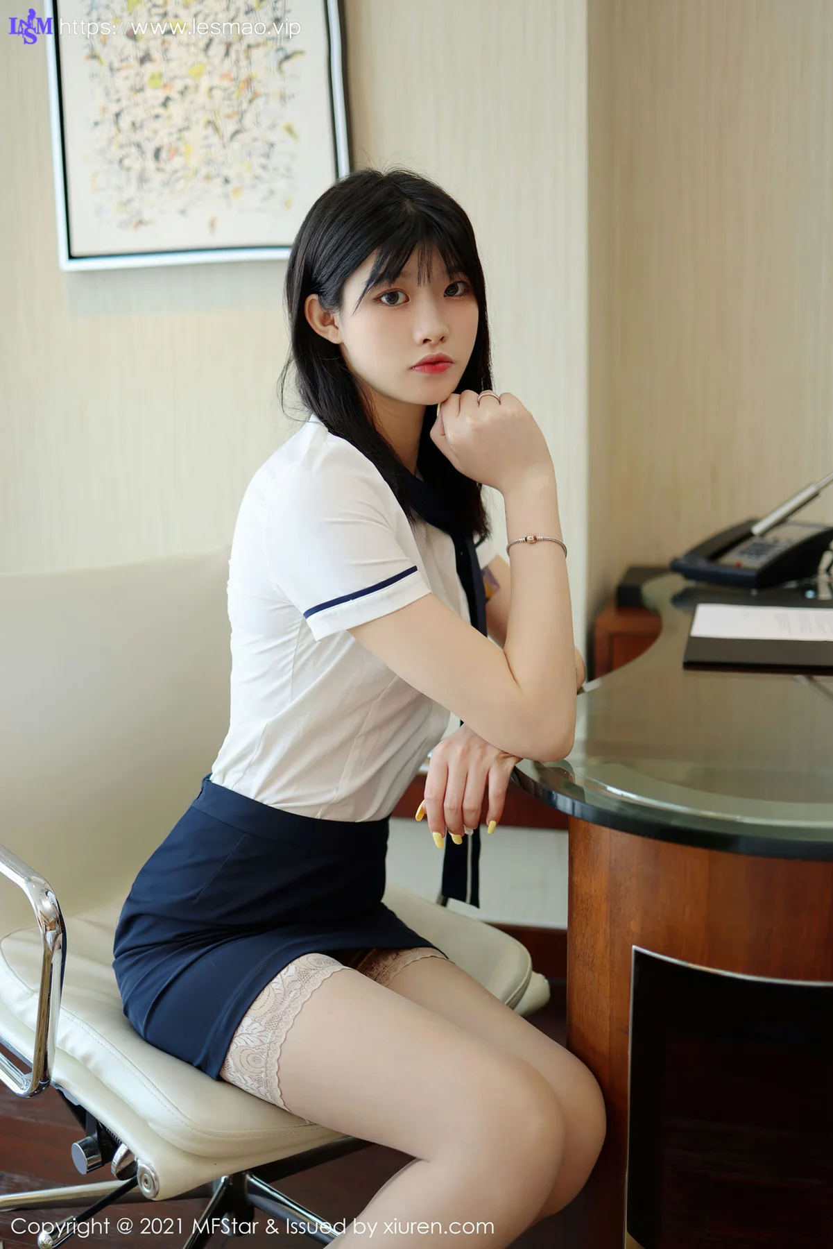 MFStar 模范学院 Vol.516 学生装系列新人模特 77qiqi 首套写真33 - 9