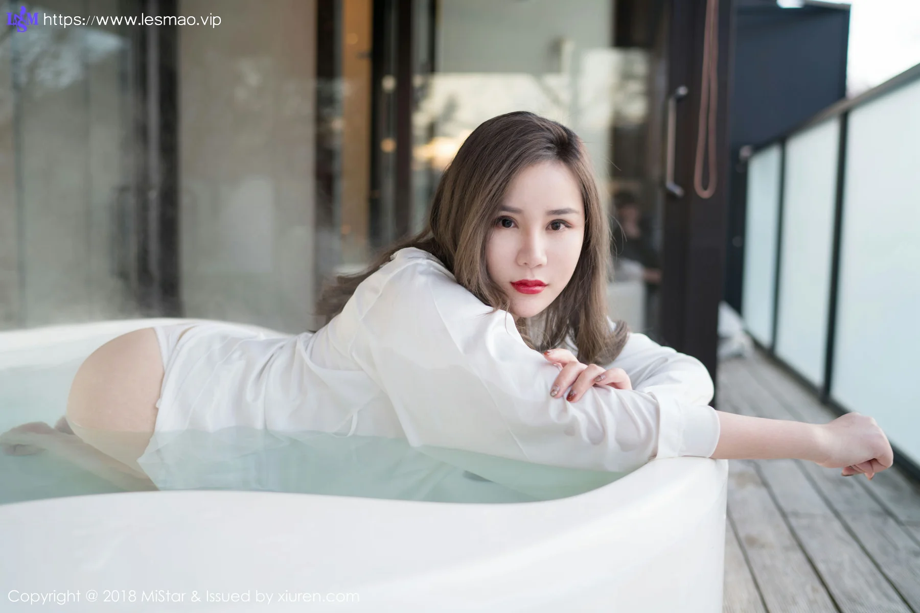 MiStar 魅妍社 Vol.228 黑丝高跟小奶昔Kyra - 1
