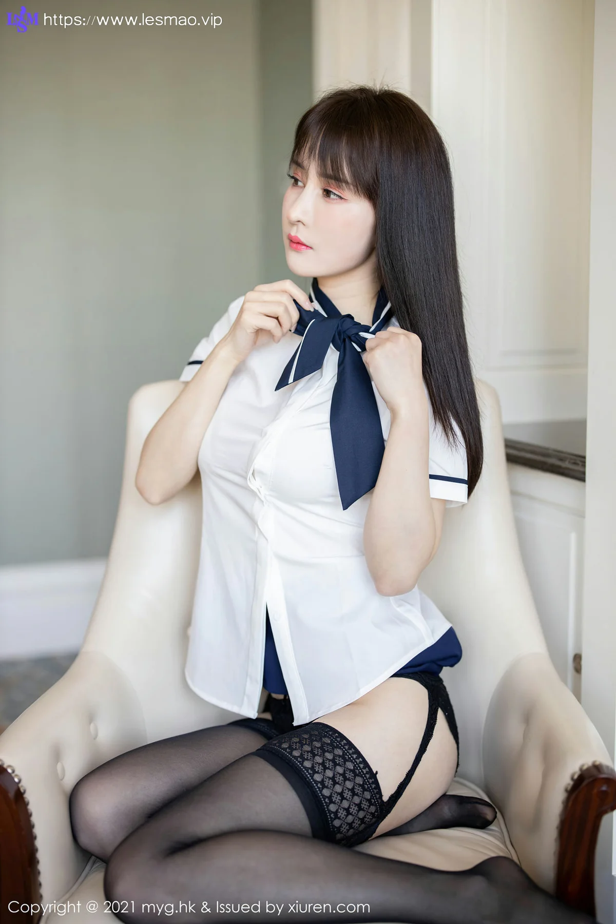 MyGirl 美媛馆 Vol.505 丰满诱人身段 蔡文钰Abby 媚态动人 - 8