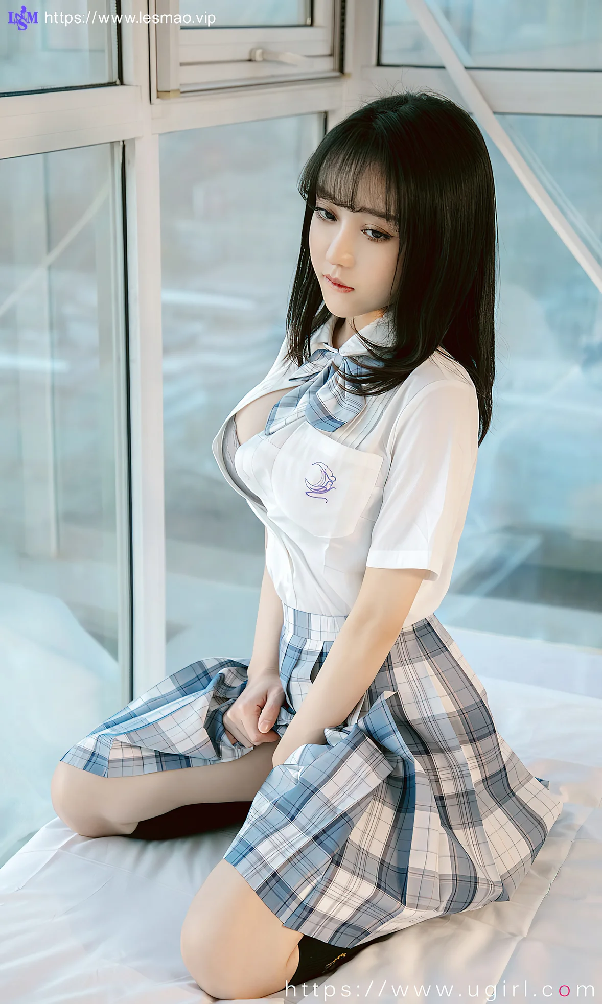 UGirls 爱尤物 No.1983 白亦 我怀念的 校服jk制服 - 5