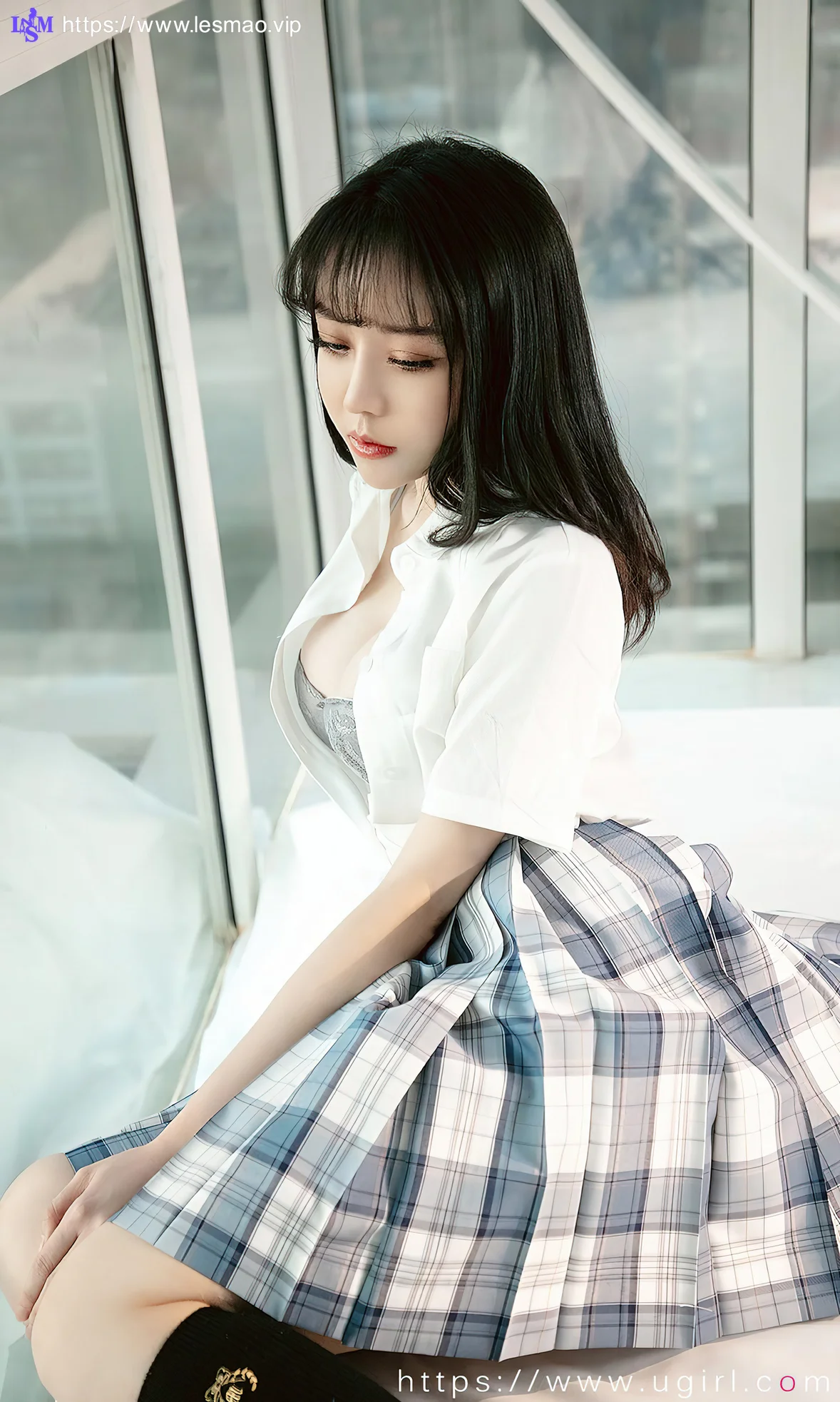 UGirls 爱尤物 No.1983 白亦 我怀念的 校服jk制服 - 6