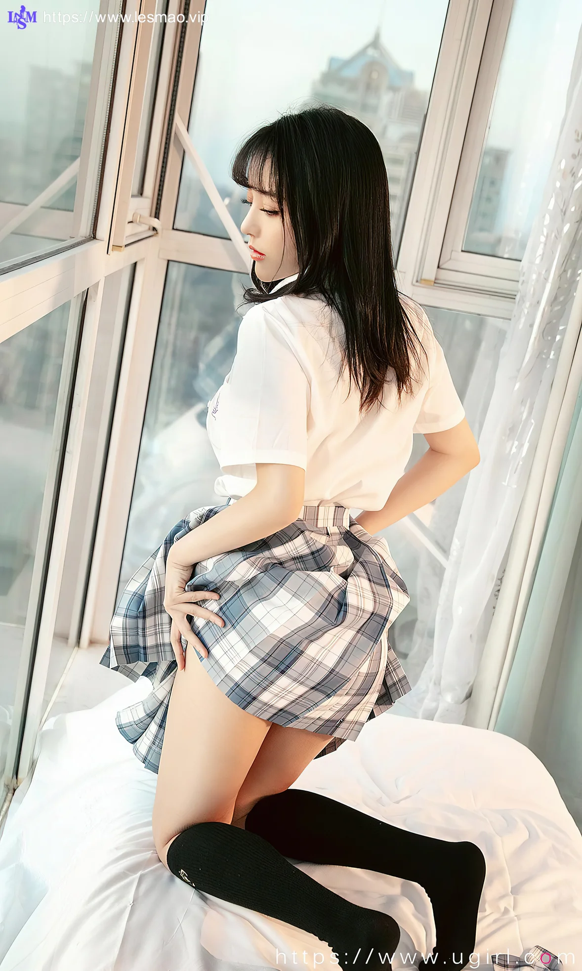 UGirls 爱尤物 No.1983 白亦 我怀念的 校服jk制服 - 7