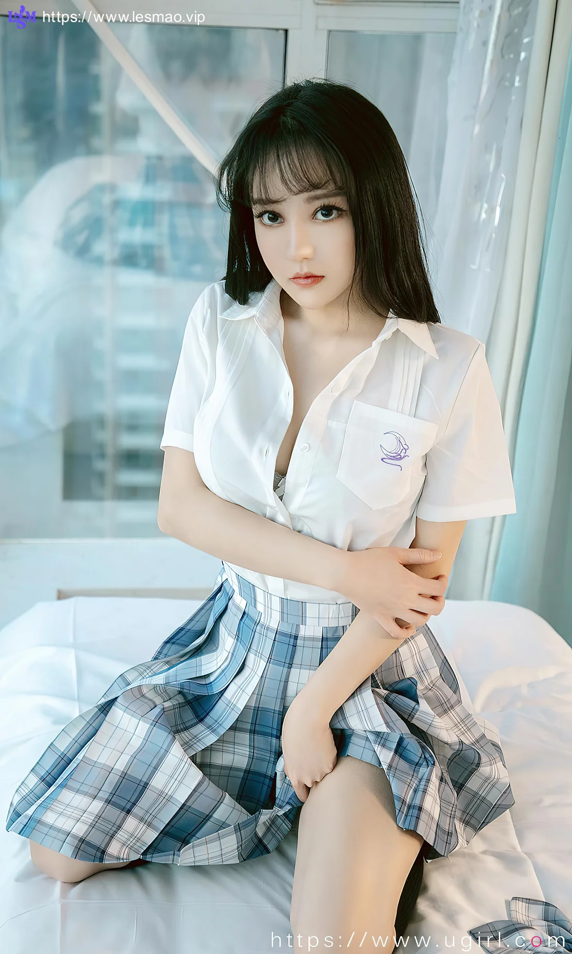 UGirls 爱尤物 No.1983 白亦 我怀念的 校服jk制服 - 9