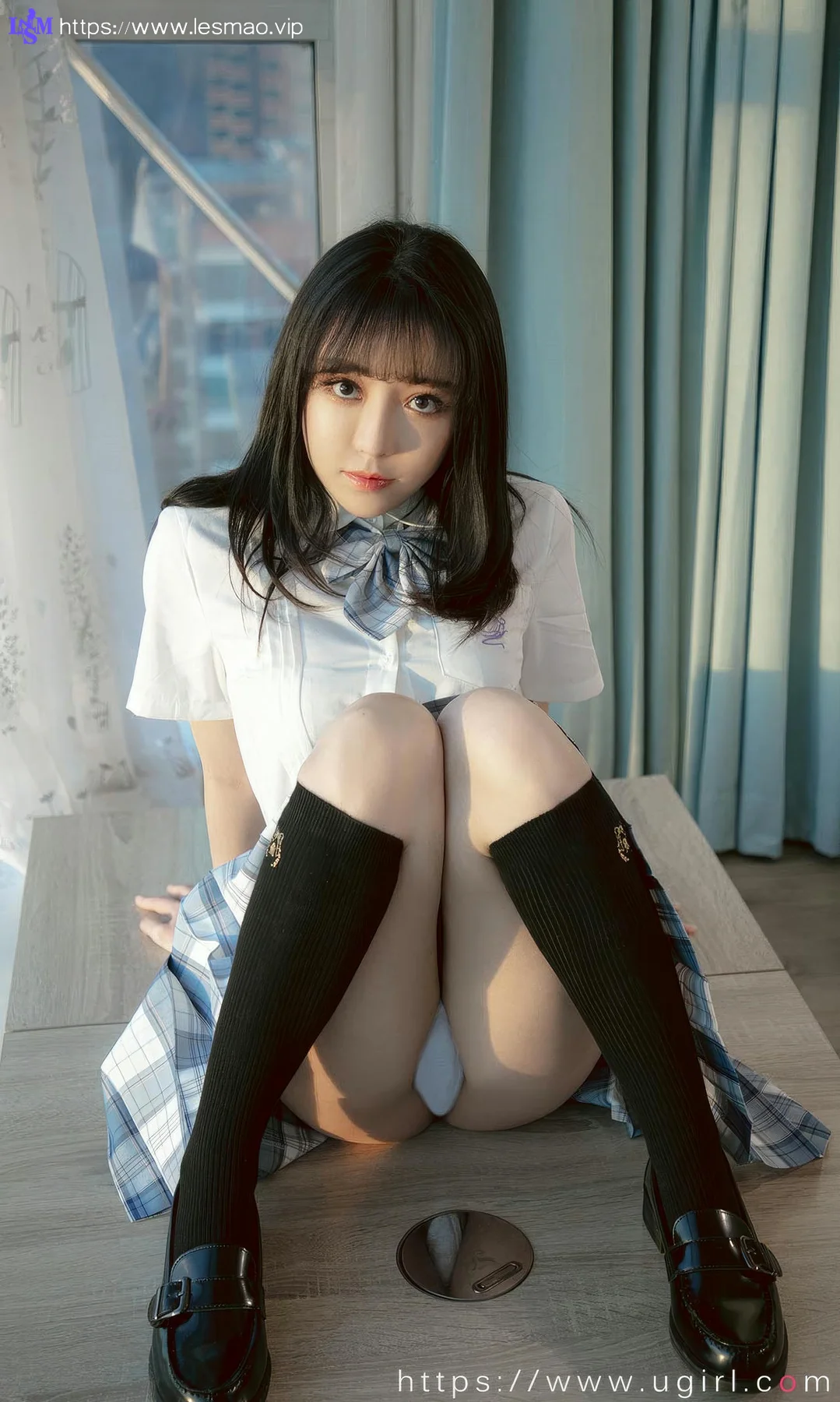 UGirls 爱尤物 No.2929 白亦ada 香色格子裙 - 7