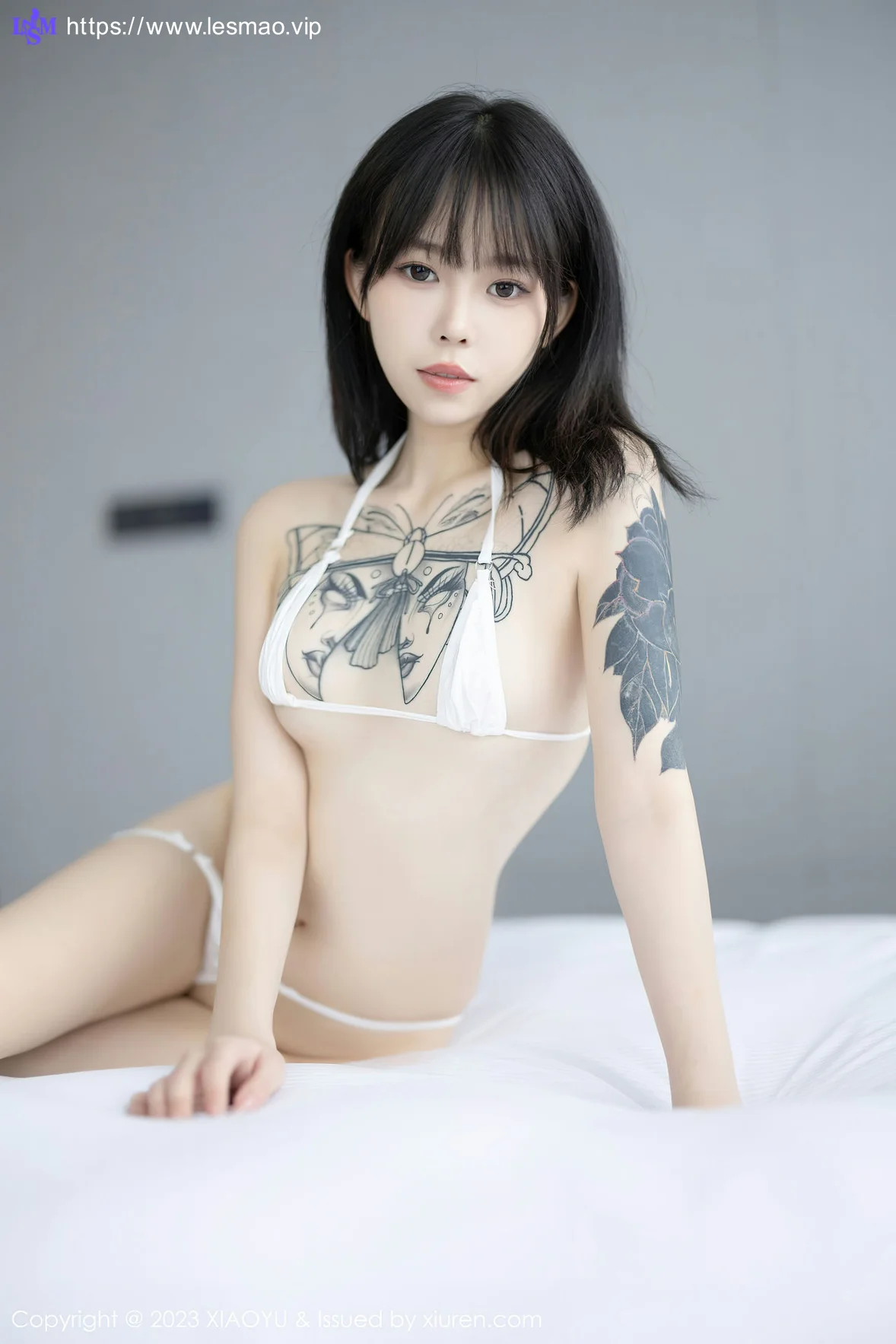 XIAOYU  语画  Vol.1087 奶瓶. 白色学妹服饰性感写真 - 2