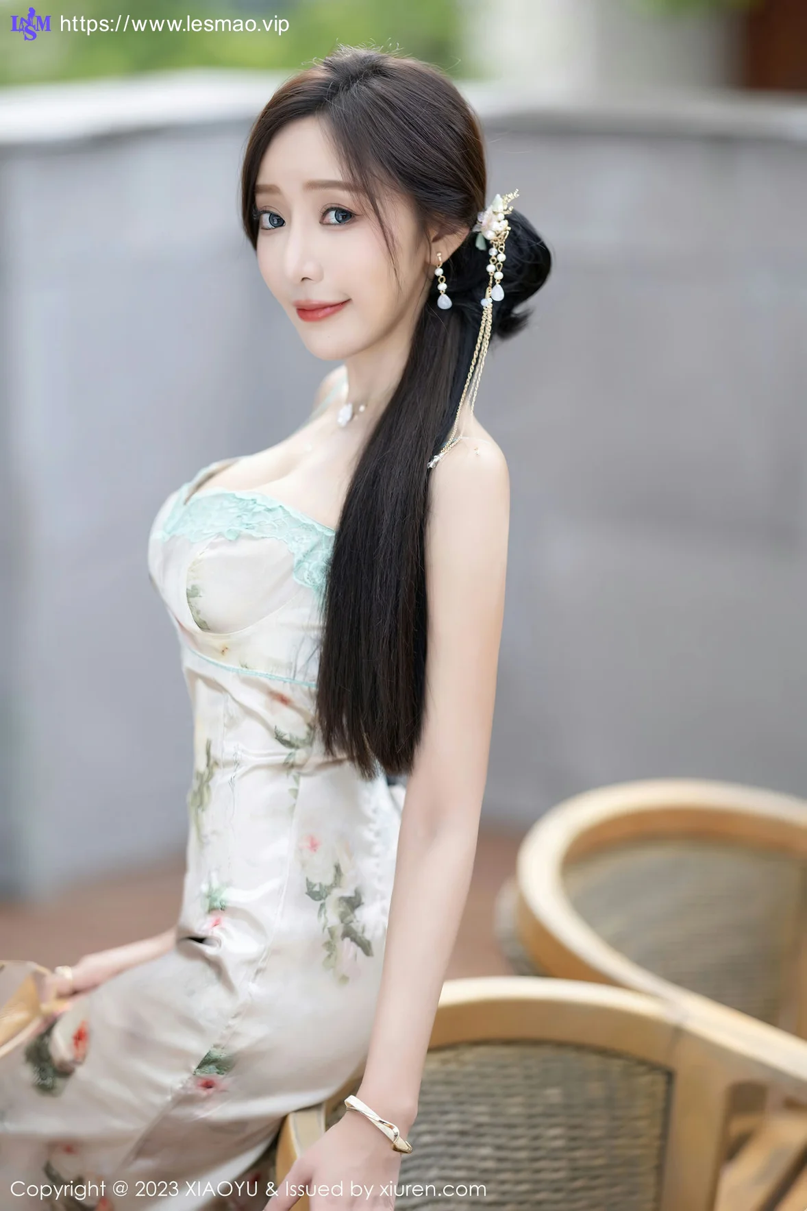XIAOYU 语画 Vol.1097 王馨瑶yanni 粉色情趣旗袍写真11-蕾丝猫