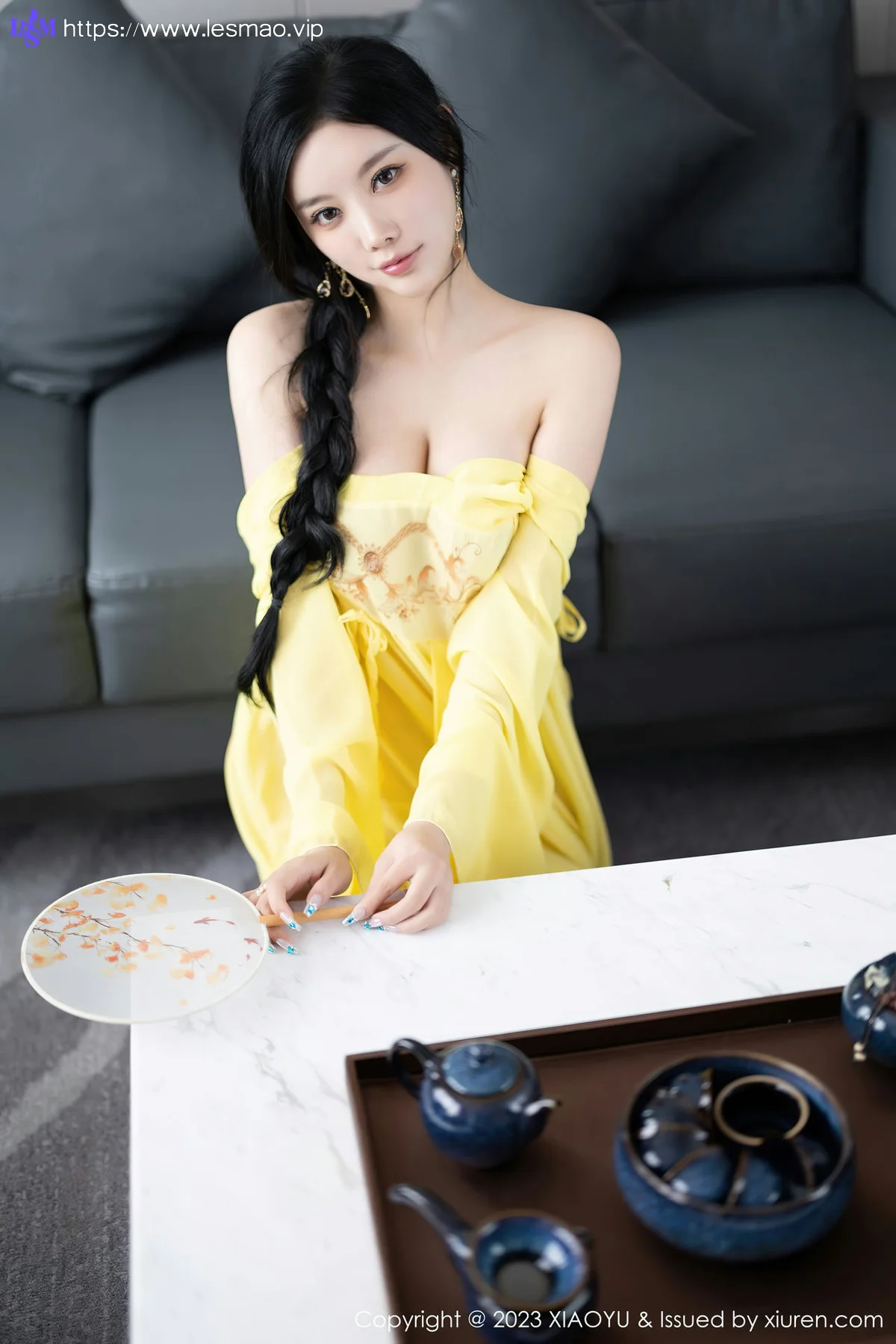 XIAOYU  语画  Vol.1126  杨晨晨Yome 黄色连衣短裙性感写真2 - 8