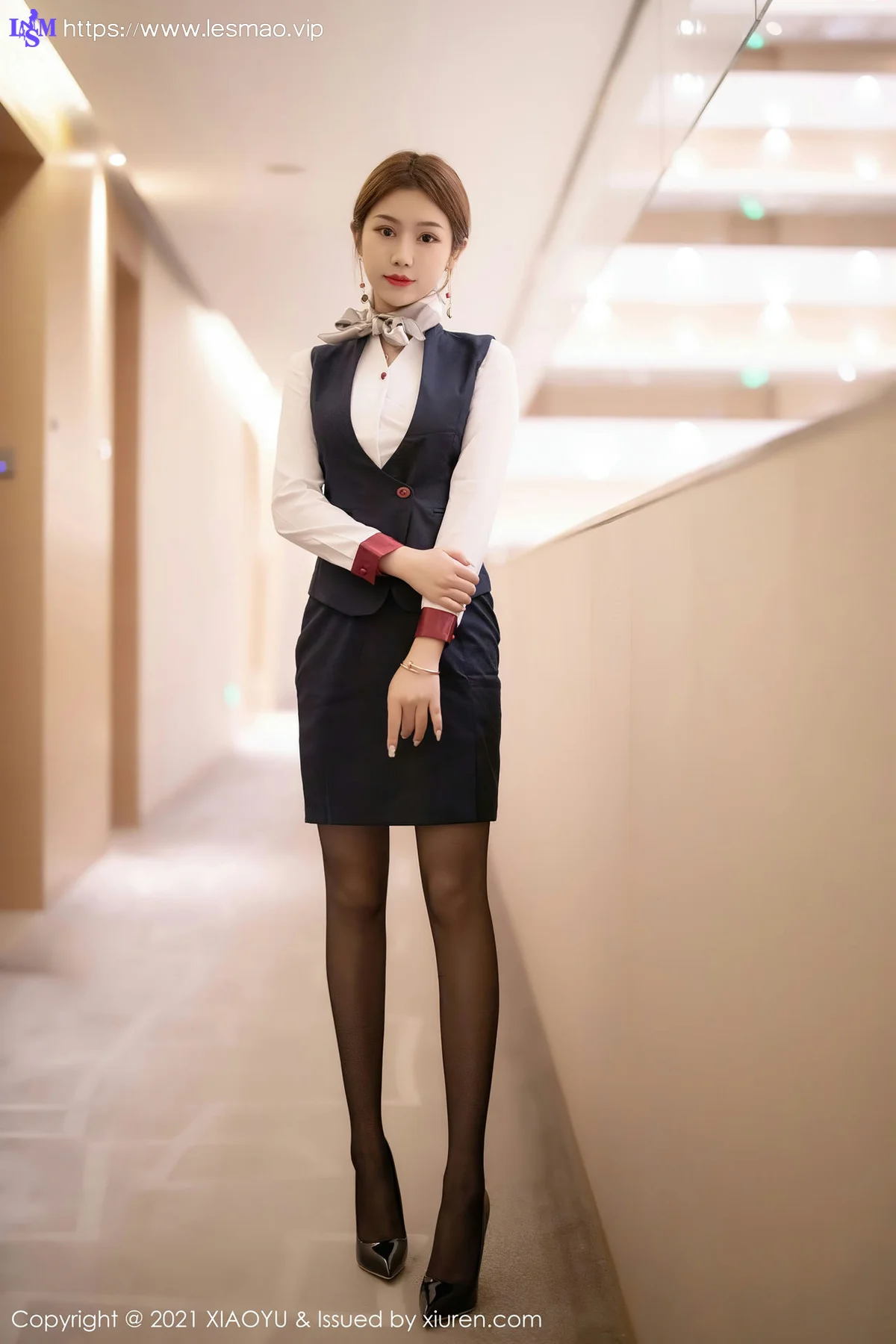 XIAOYU  语画界 Vol.449 空乘制服 梦梵 - 3