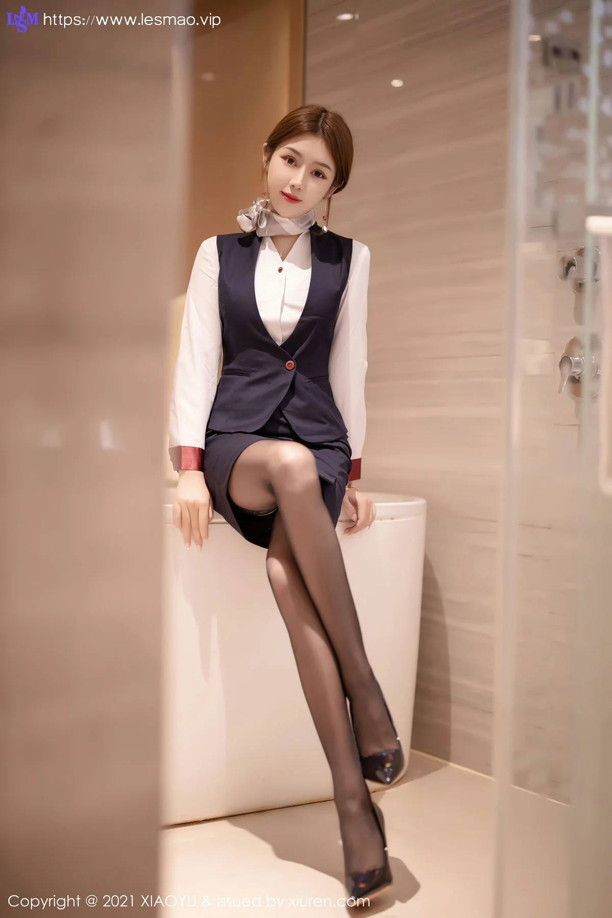 XIAOYU  语画界 Vol.449 空乘制服 梦梵 - 4